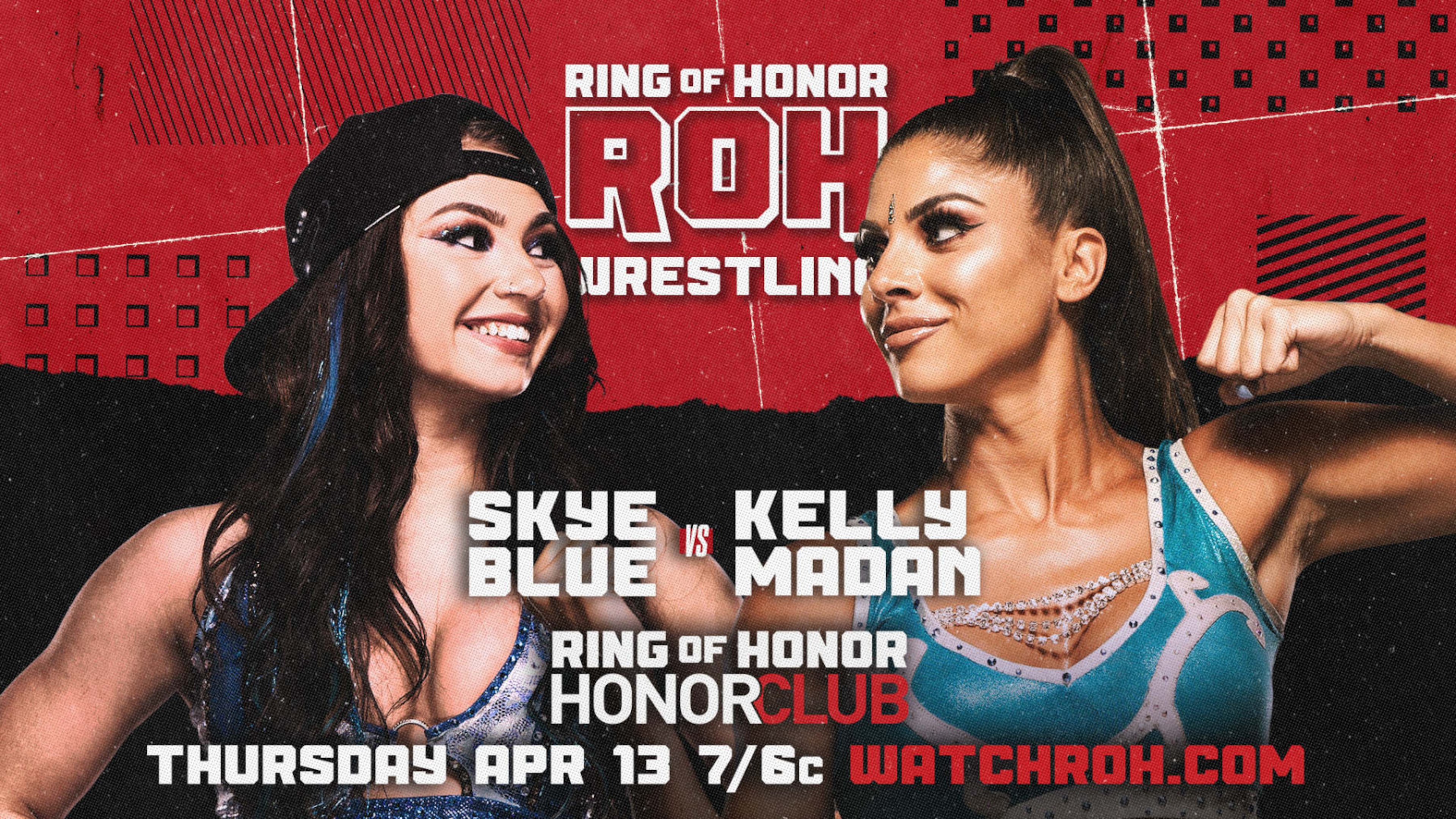 Skye Blue and Kelly Madan. Skye Blue and Kelly Madan.