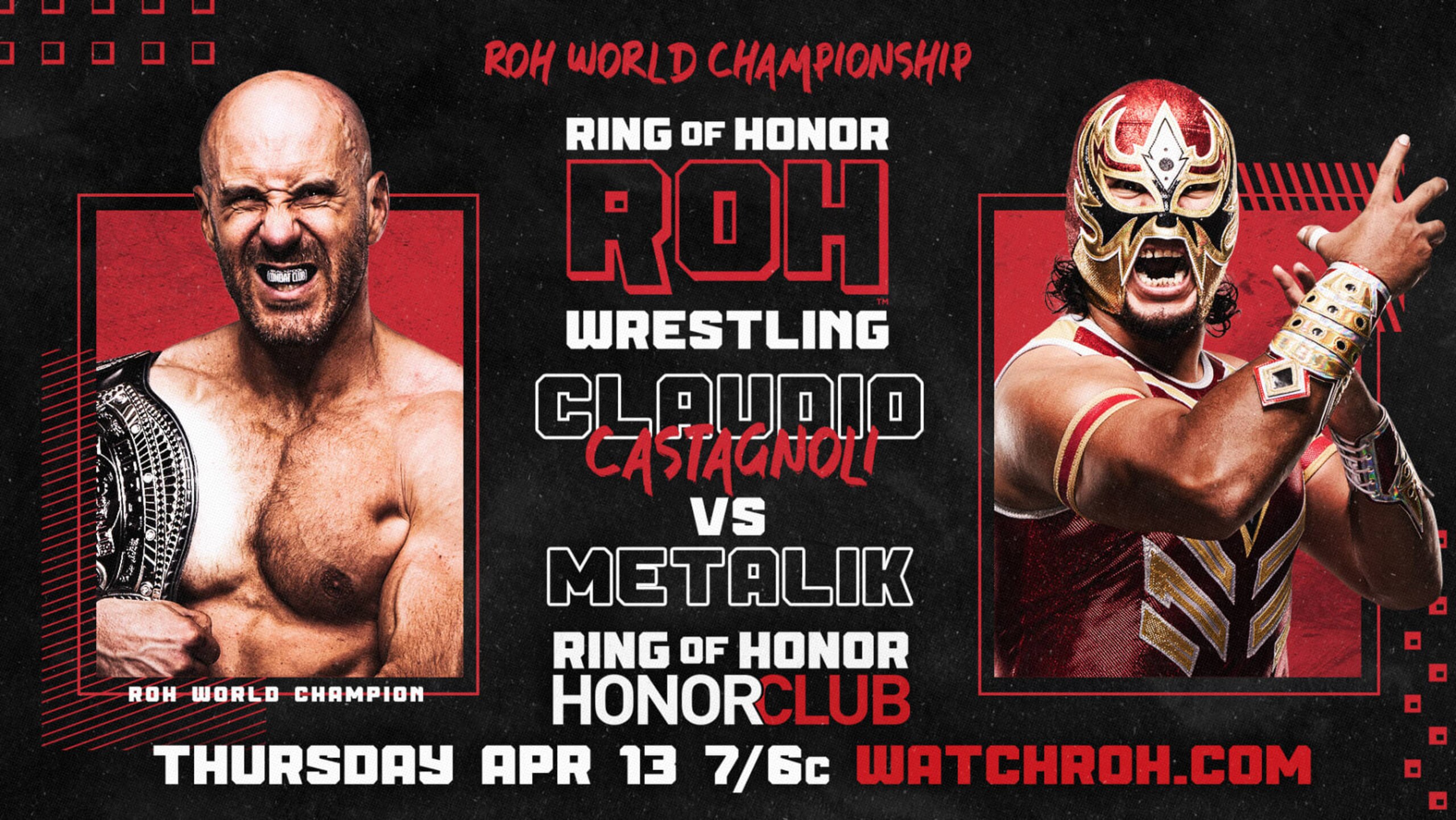 Claudio Castagnoli and Metalik. 
