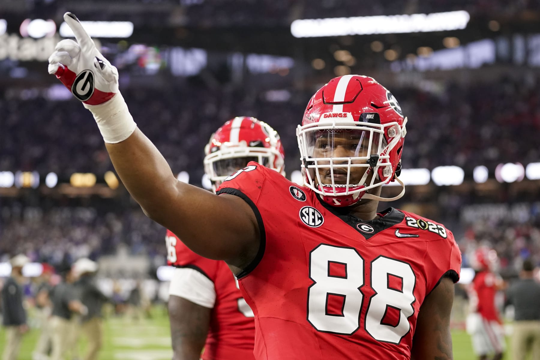 Georgia defensive lineman Jalen Carter