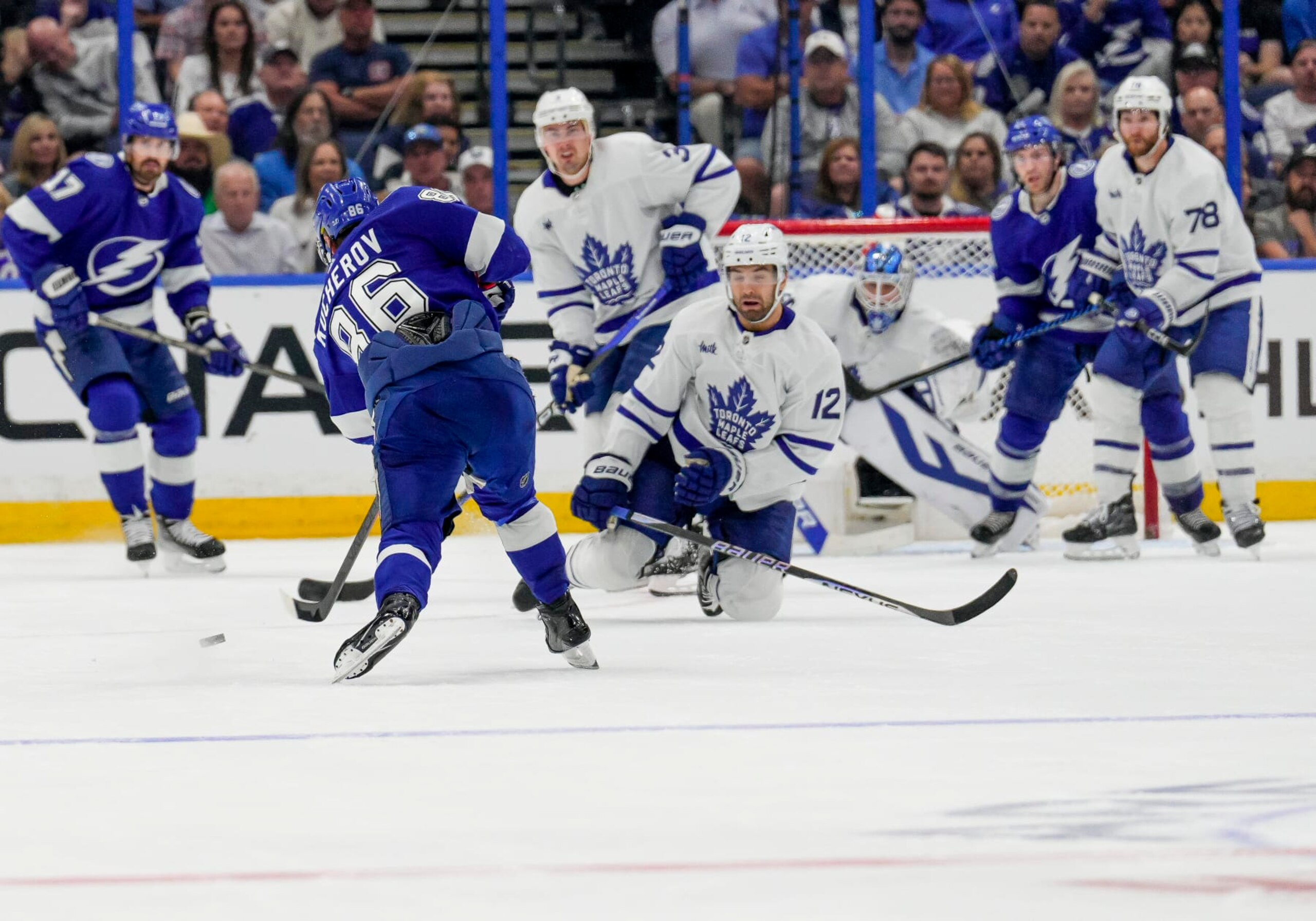 Tampa Bay Lightning and Toronto Maple Leafs