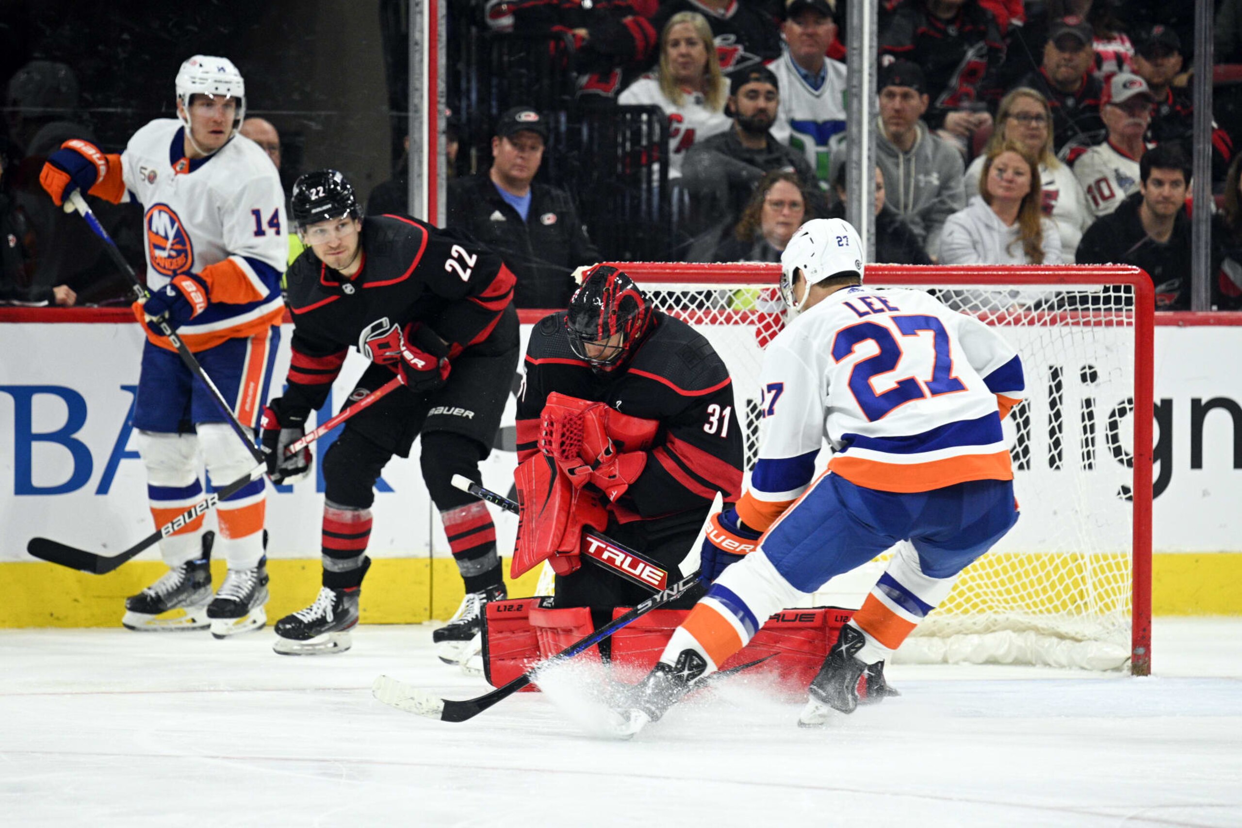 Carolina Hurricanes and New York Islanders