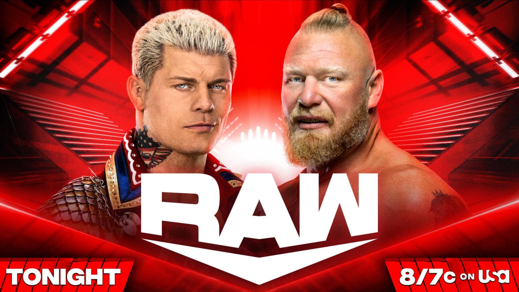 Cody Rhodes and Brock Lesnar.