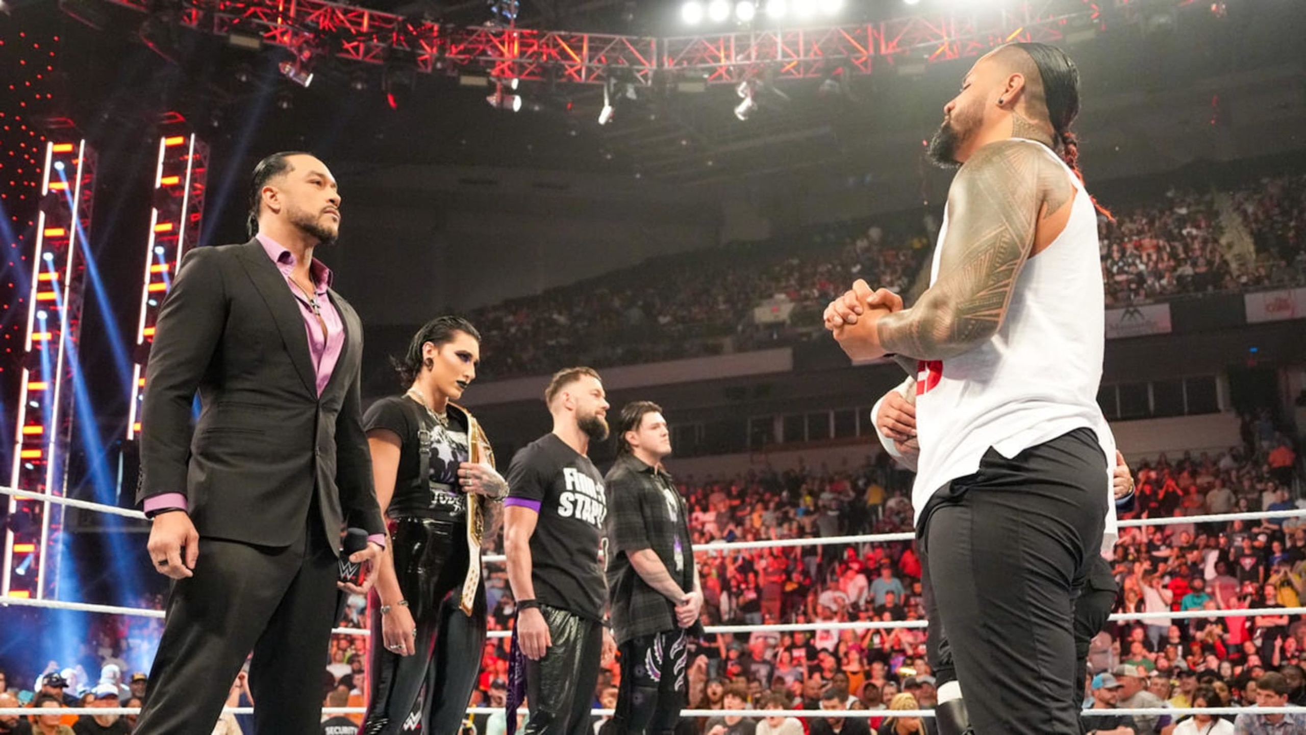 The Judgment Day and The Bloodline created an alliance on Monday, but something more seems to be brewing. The Judgment Day and The Bloodline created an alliance on Monday, but something more seems to be brewing.