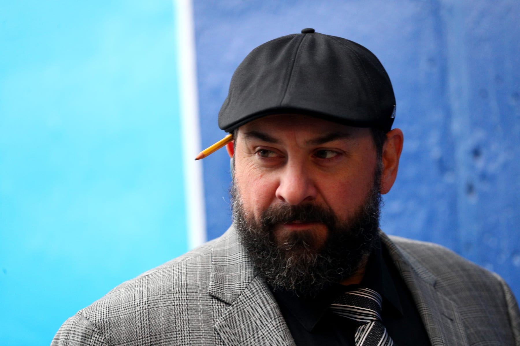 ORCHARD PARK, NEW YORK - JANUARY 08: Senior Football Advisor and Offensive Line Coach Matt Patricia of the New England Patriots walks to the stadium prior to a game against the Buffalo Bills at Highmark Stadium on January 08, 2023 in Orchard Park, New York. (Photo by Bryan Bennett/Getty Images)