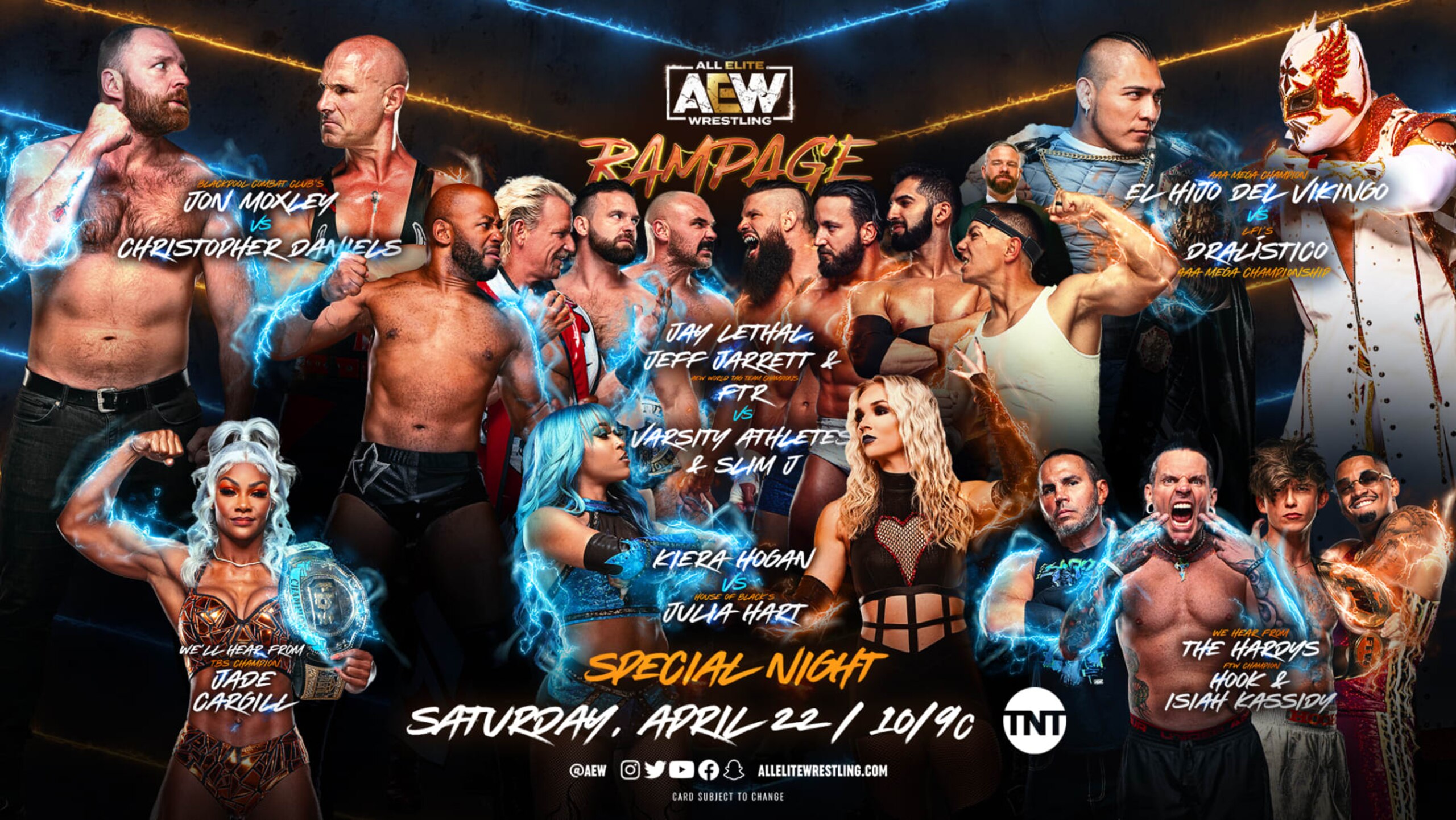 Saturday's Rampage lineup.