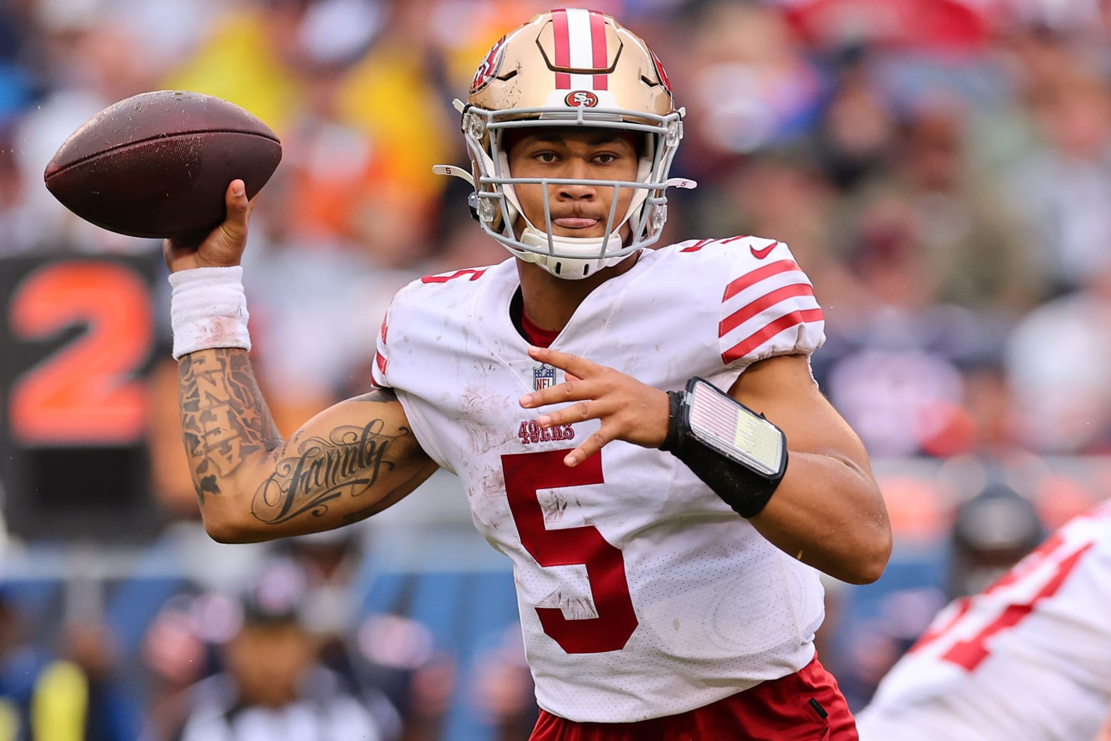 San Francisco 49ers QB Trey Lance