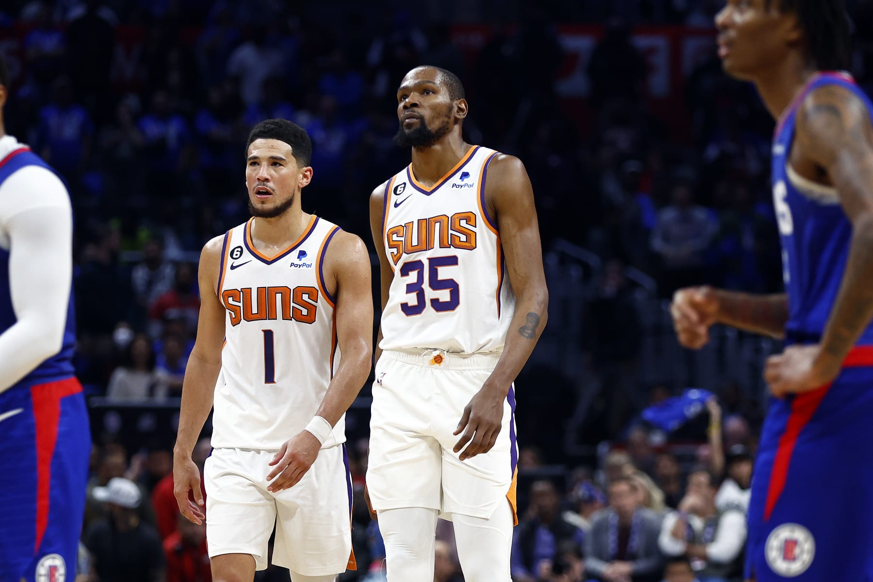 Devin Booker and Kevin Durant