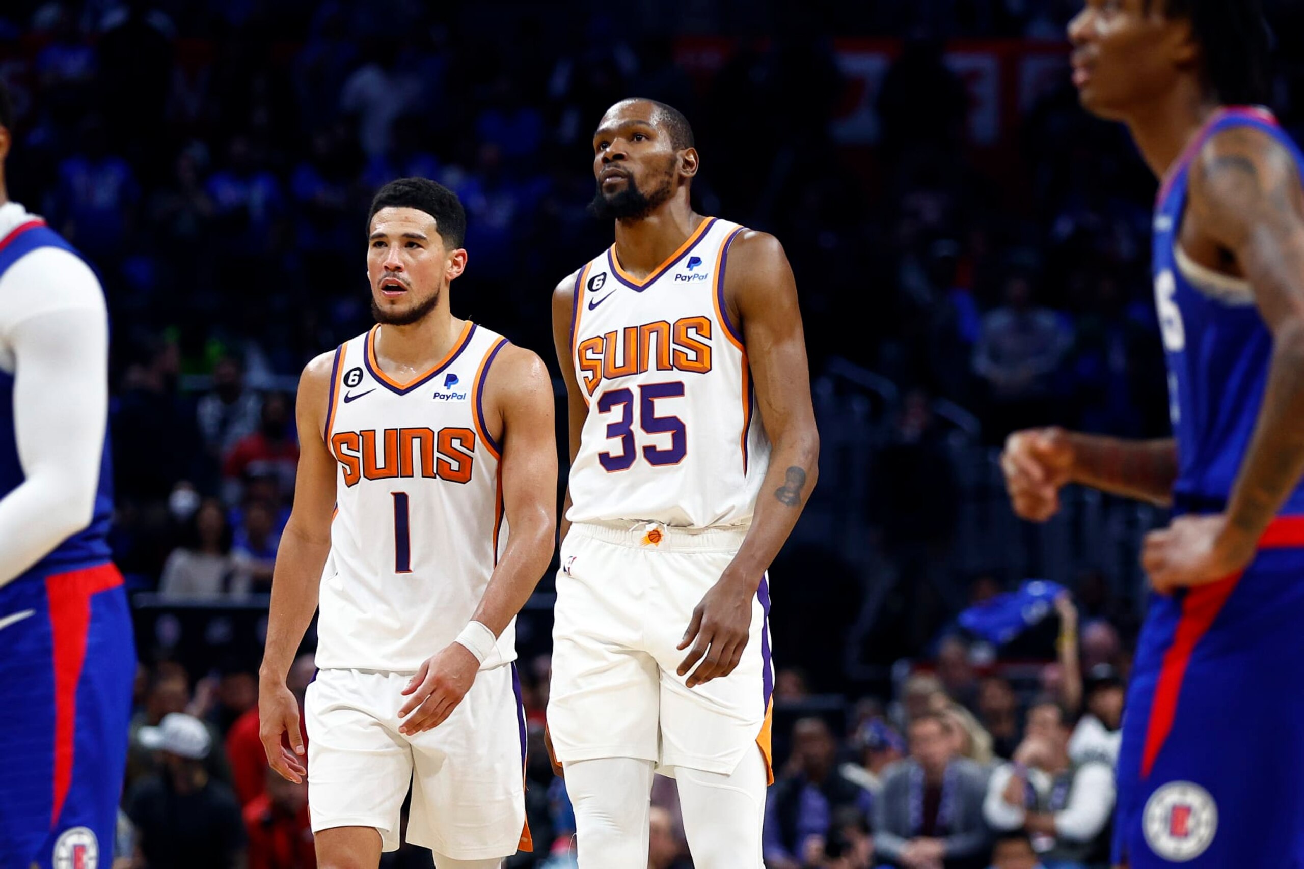 Devin Booker and Kevin Durant Devin Booker and Kevin Durant
