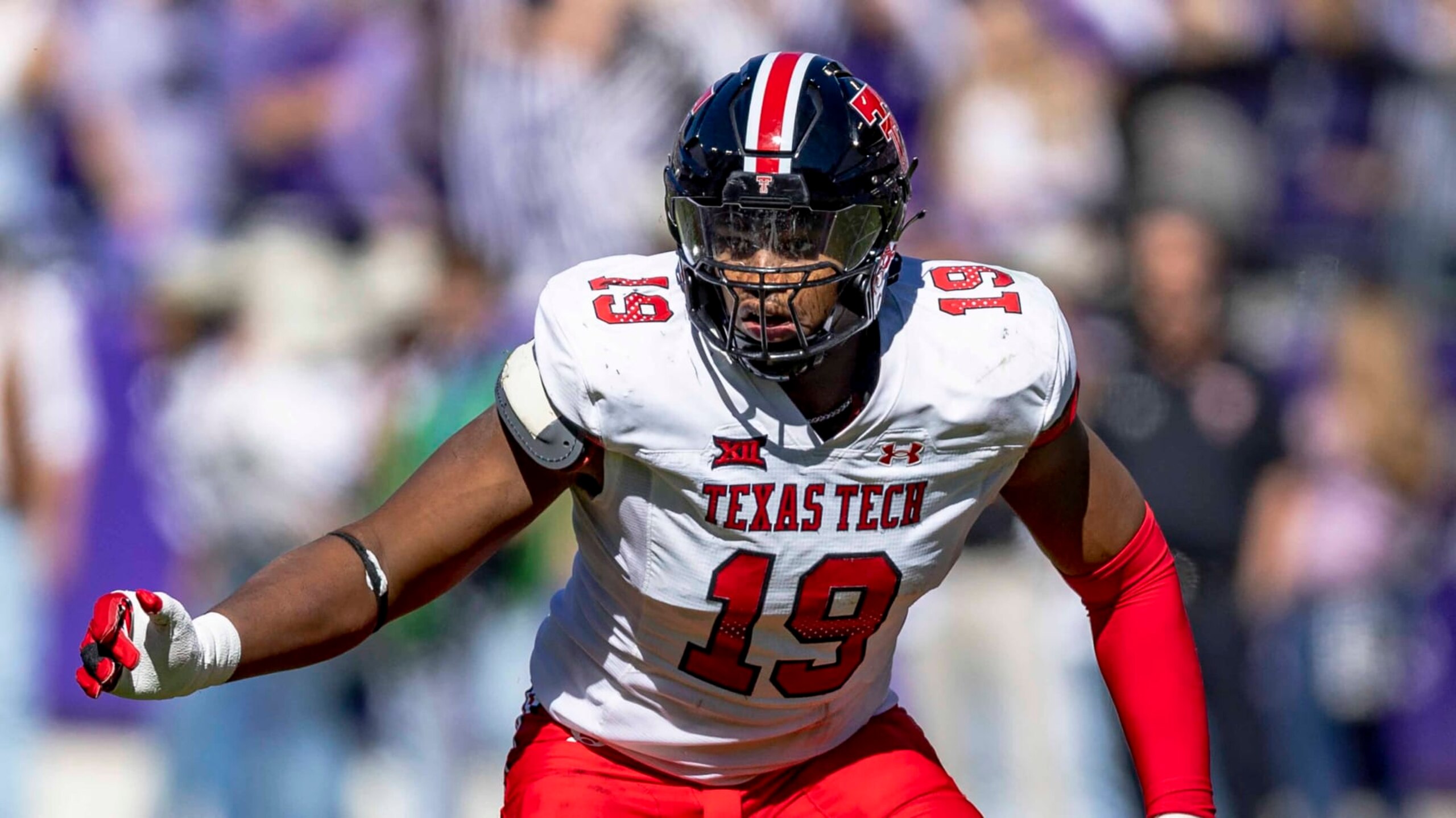 Texas Tech defensive end Tyree Wilson Texas Tech defensive end Tyree Wilson