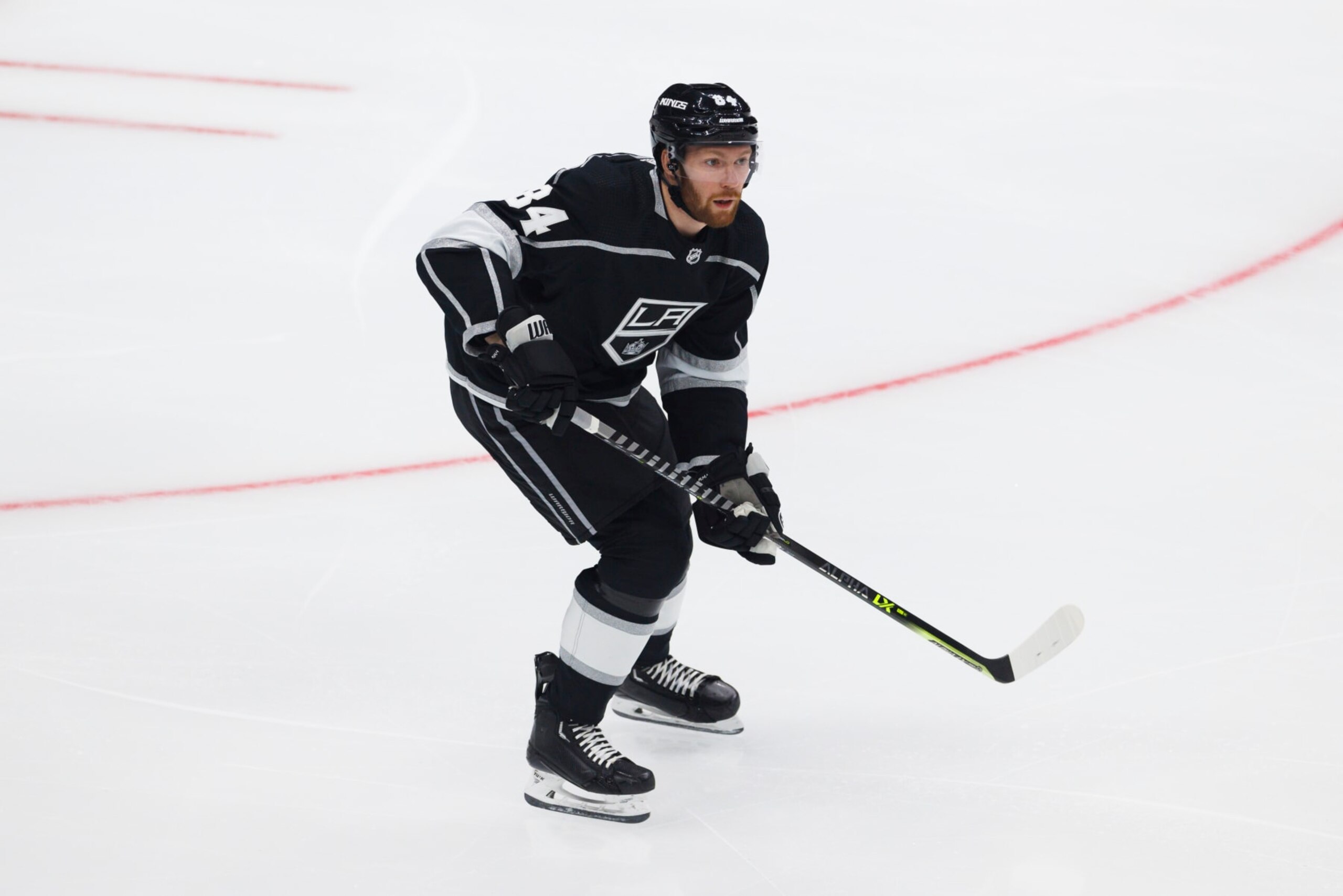 LOS ANGELES, CA - APRIL 23: Los Angeles Kings defenseman Vladislav Gavrikov (84) skates during an NHL First Round Western Conference Playoff game between the Edmonton Oilers and the Los Angeles Kings on April 23, 2023, at the Crypto.com Arena in Los Angeles, CA. (Photo by Ric Tapia/Icon Sportswire via Getty Images) LOS ANGELES, CA - APRIL 23: Los Angeles Kings defenseman Vladislav Gavrikov (84) skates during an NHL First Round Western Conference Playoff game between the Edmonton Oilers and the Los Angeles Kings on April 23, 2023, at the Crypto.com Arena in Los Angeles, CA. (Photo by Ric Tapia/Icon Sportswire via Getty Images)