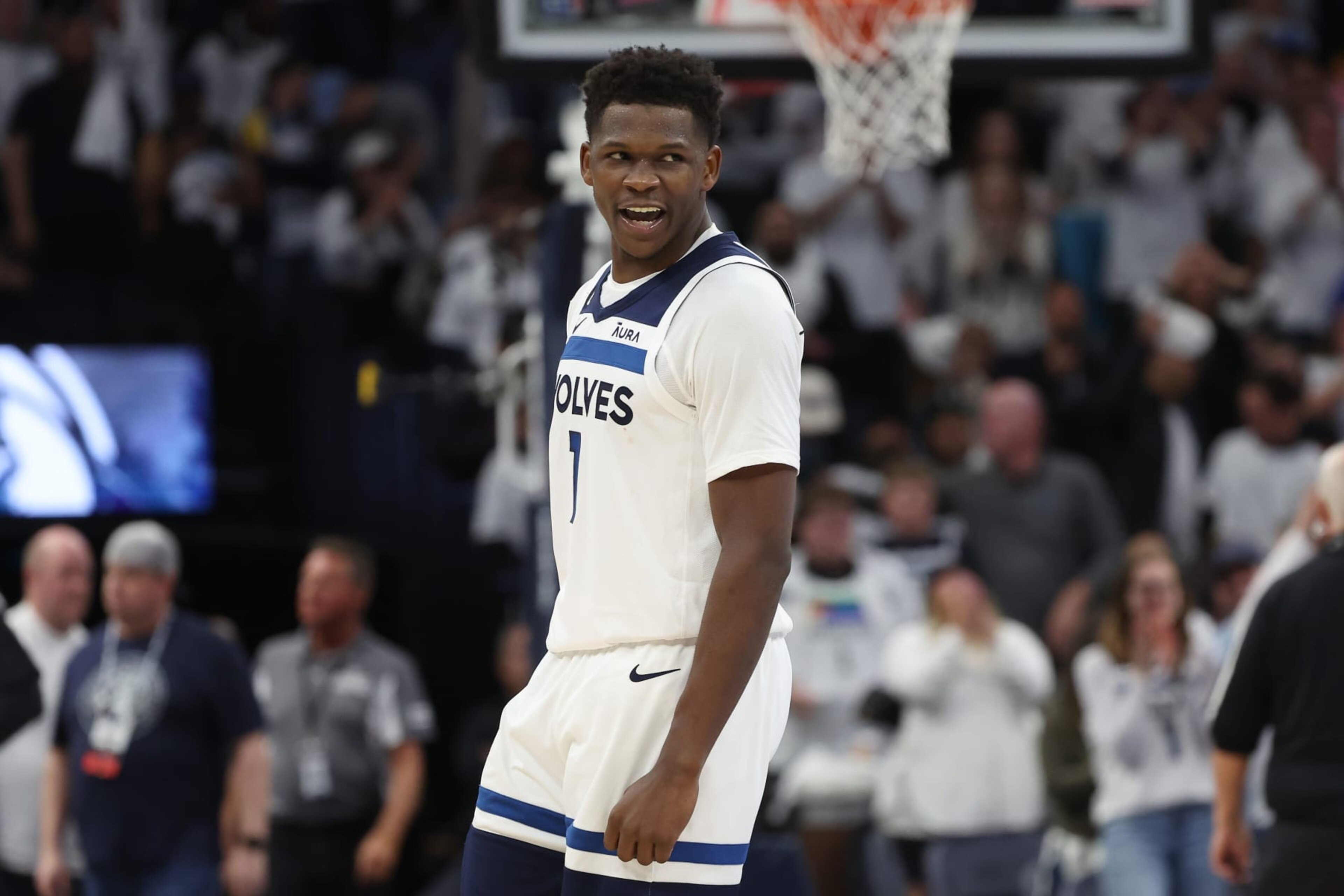 Timberwolves wing Anthony Edwards Timberwolves wing Anthony Edwards