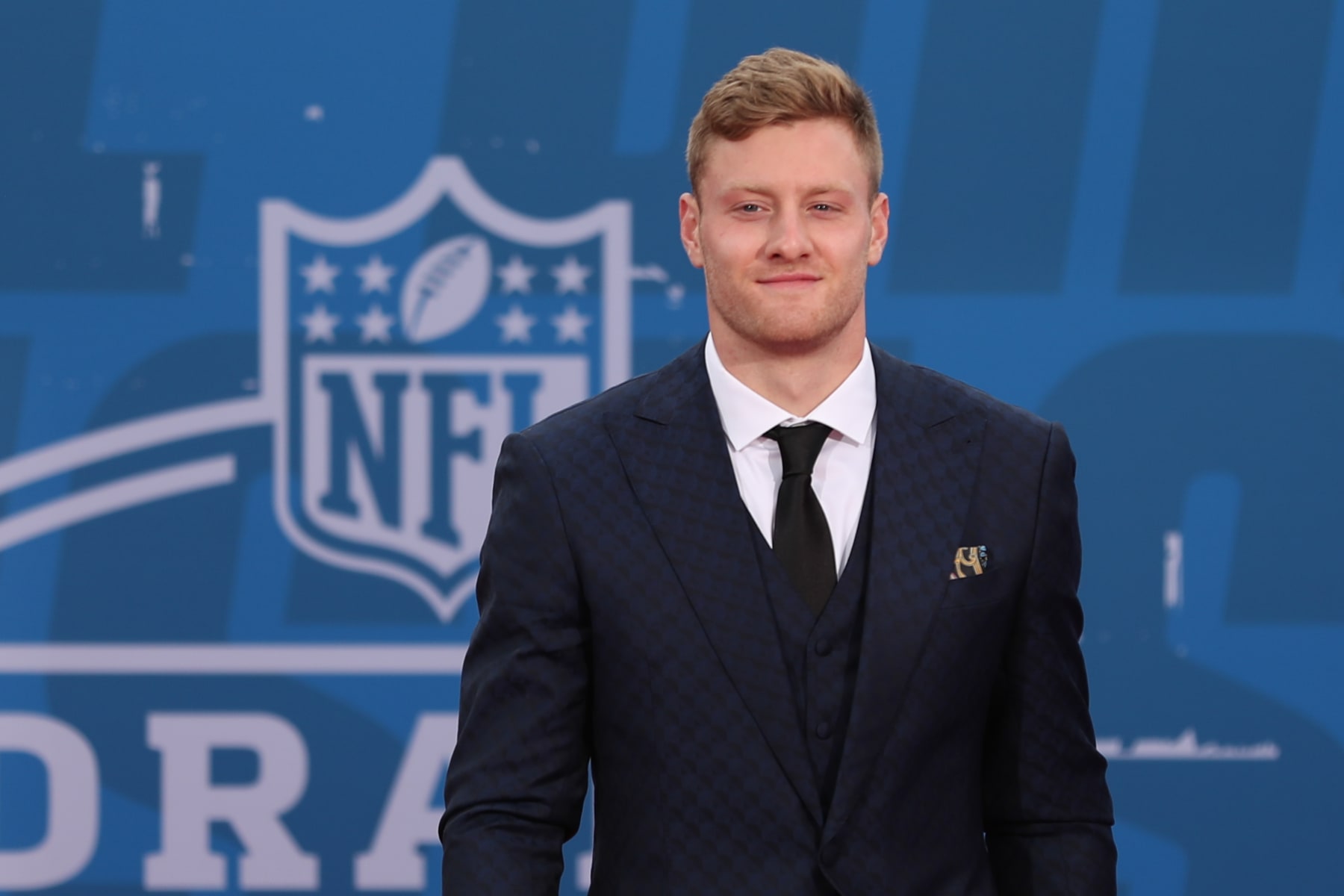 KANSAS CITY, MO - APRIL 27: Kentucky quarterback Will Levis during the NFL Draft Red Carpet event on April 27, 2023 at Union Station in Kansas City, MO. (Photo by Scott Winters/Icon Sportswire via Getty Images)