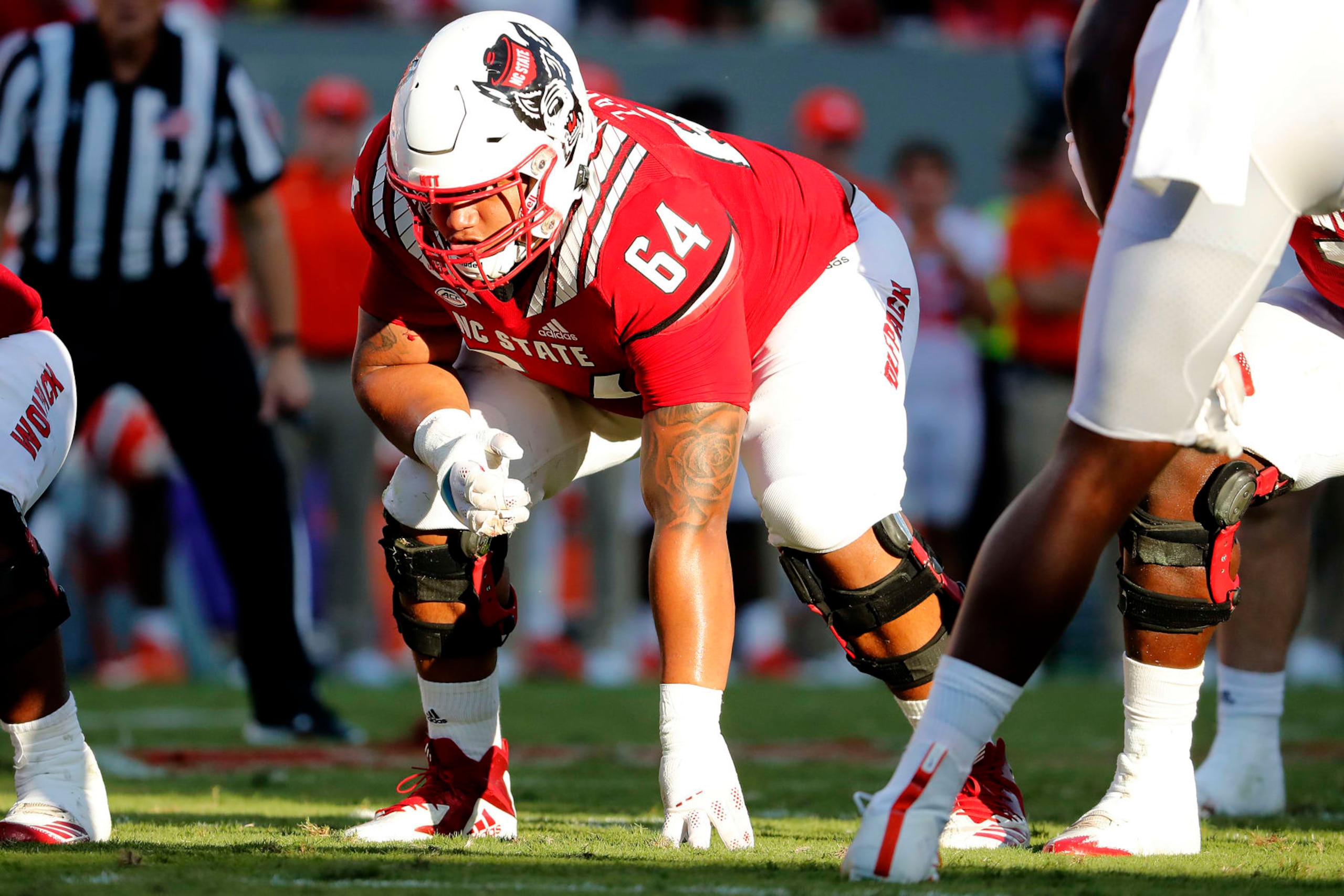 NC State OL Chandler Zavala, NC State OL Chandler Zavala,