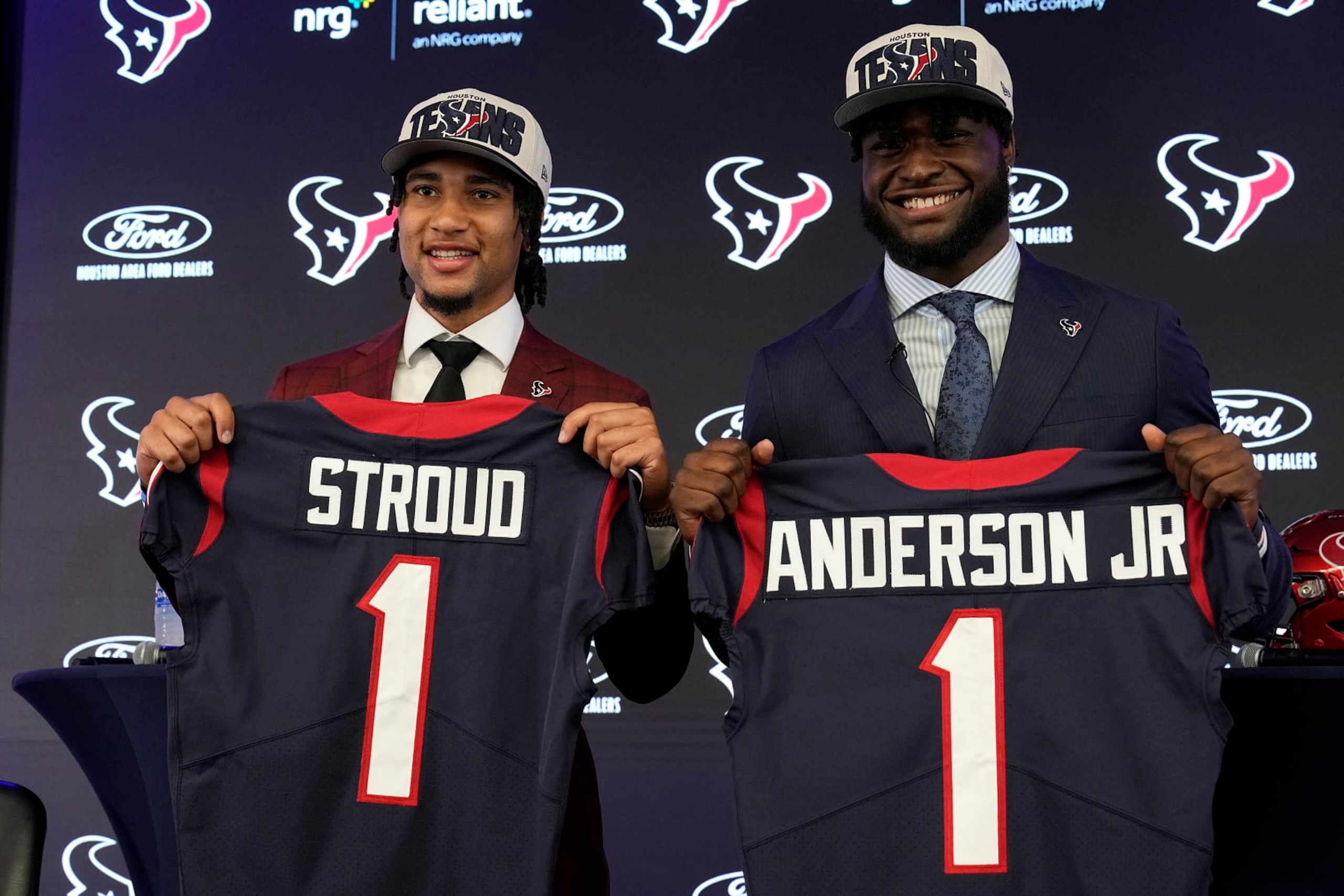 C.J. Stroud and Will Anderson Jr.