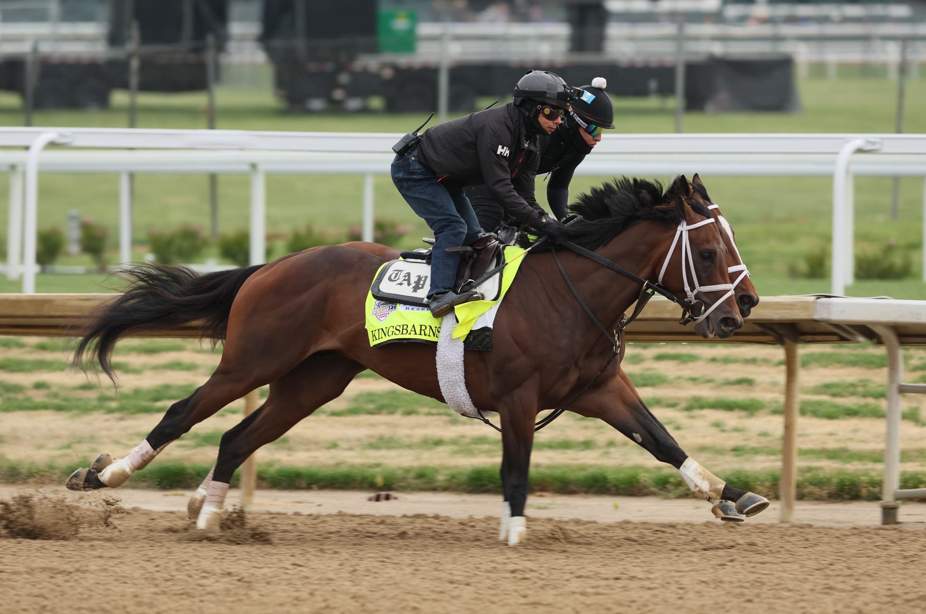 Kingsbarns in a workout at Churchill Downs
