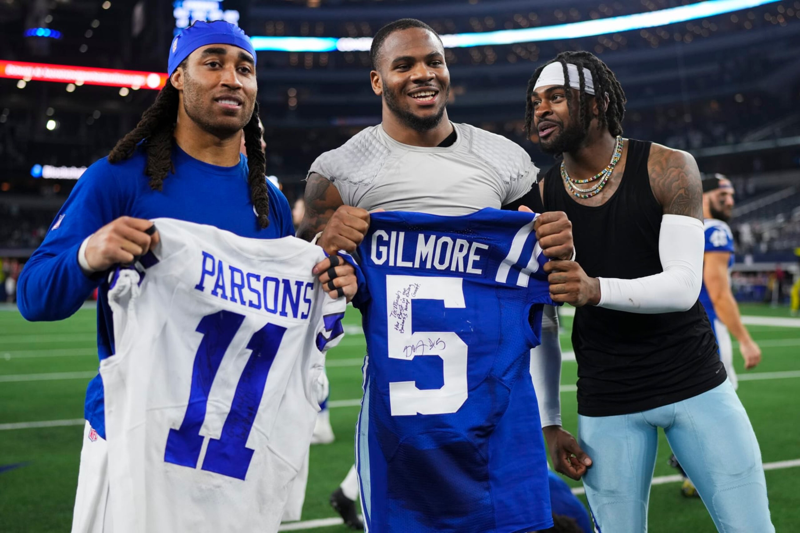 Stephon Gilmore will join Micah Parsons and Trevon Diggs on the Cowboys defense. 