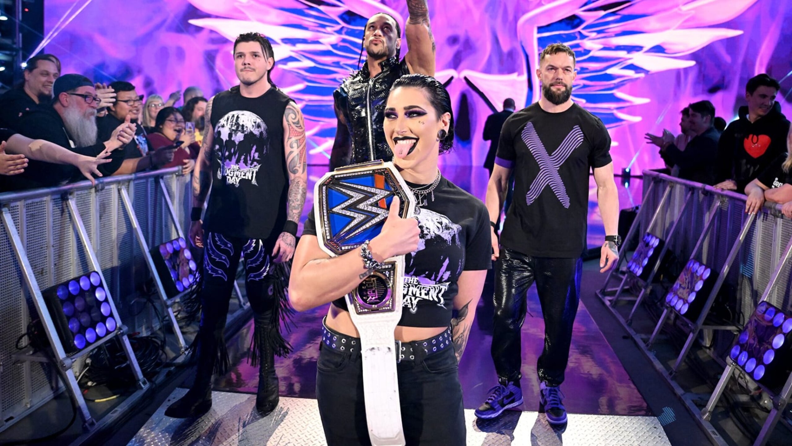 What fate awaited The Judgment Day on Monday's Raw as part of the WWE draft?