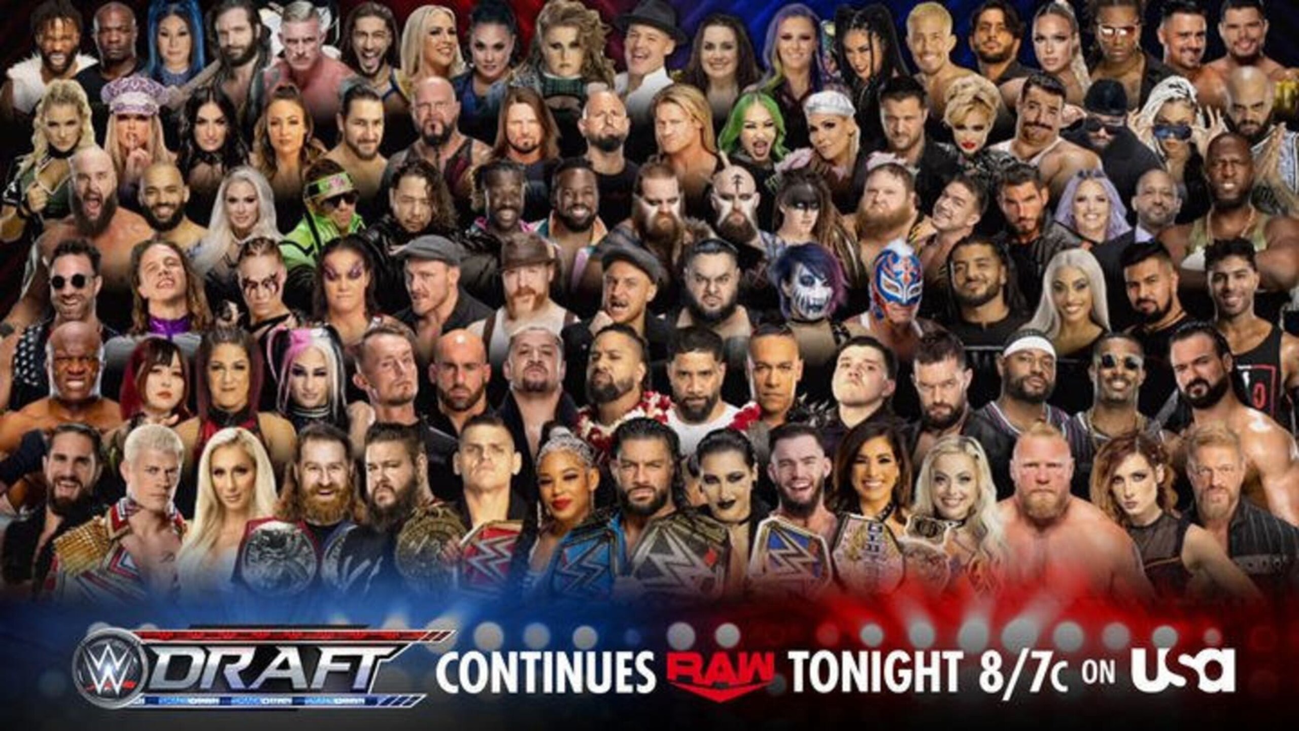 The WWE draft pool. The WWE draft pool.