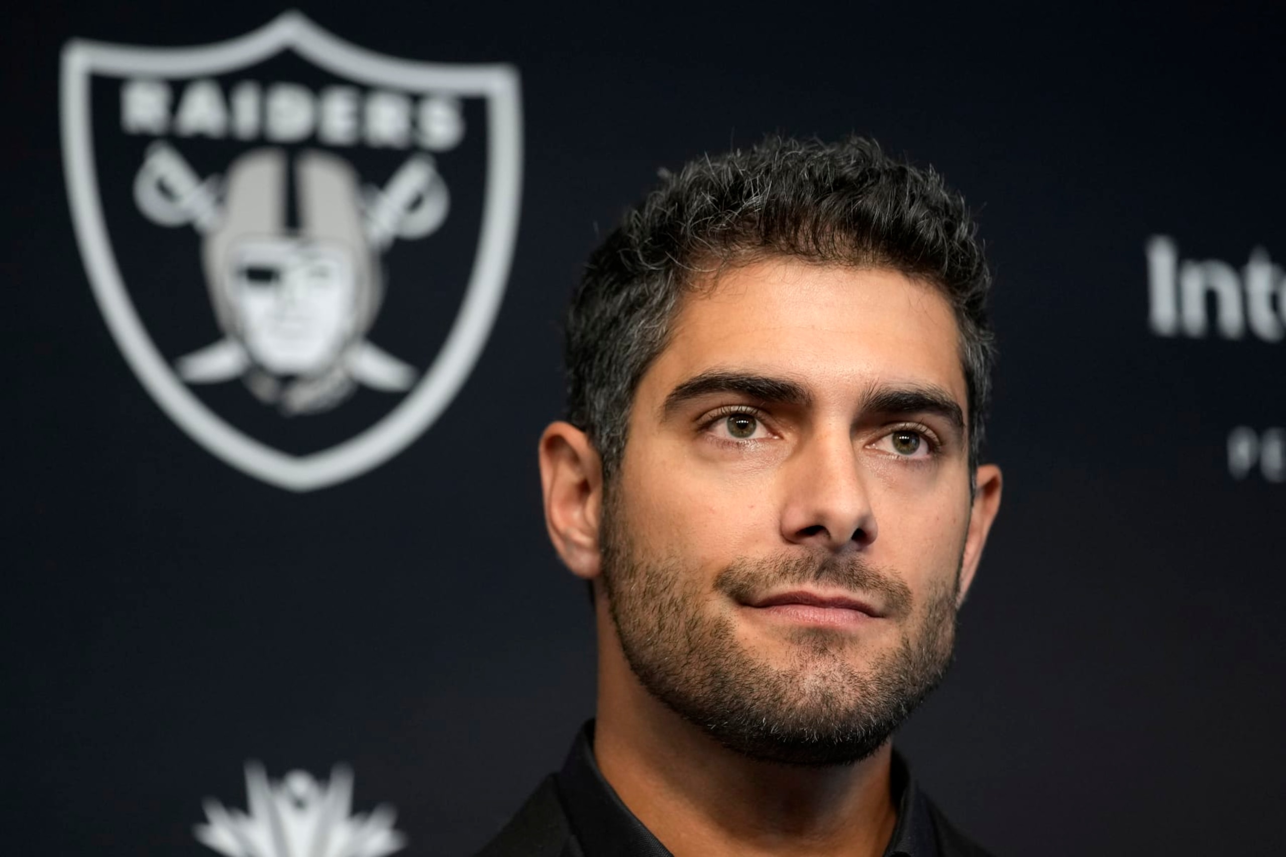 Las Vegas Raiders quarterback Jimmy Garoppolo Las Vegas Raiders quarterback Jimmy Garoppolo