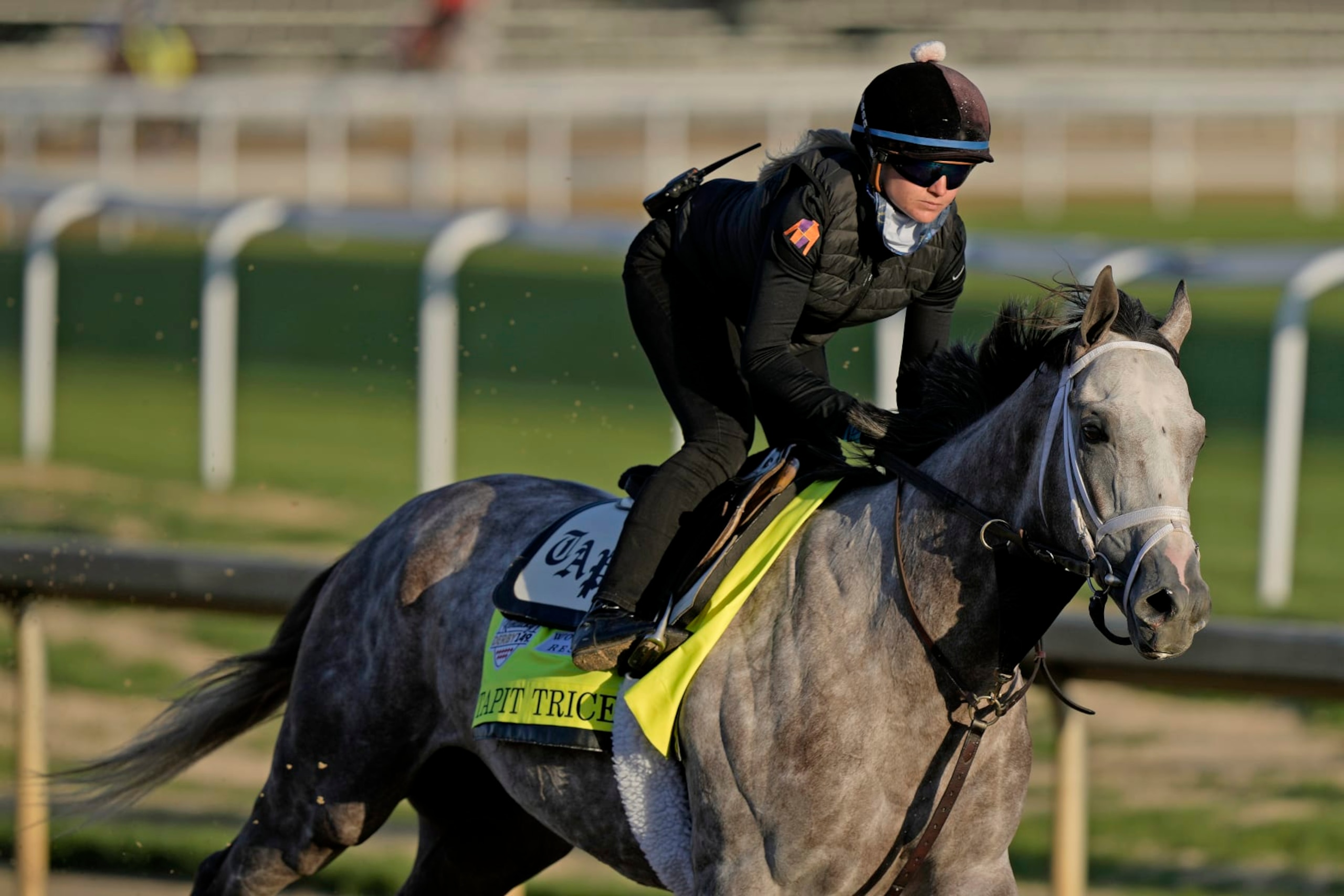 Tapit Trice is one of the top three favorites to win the 149th Kentucky Derby.