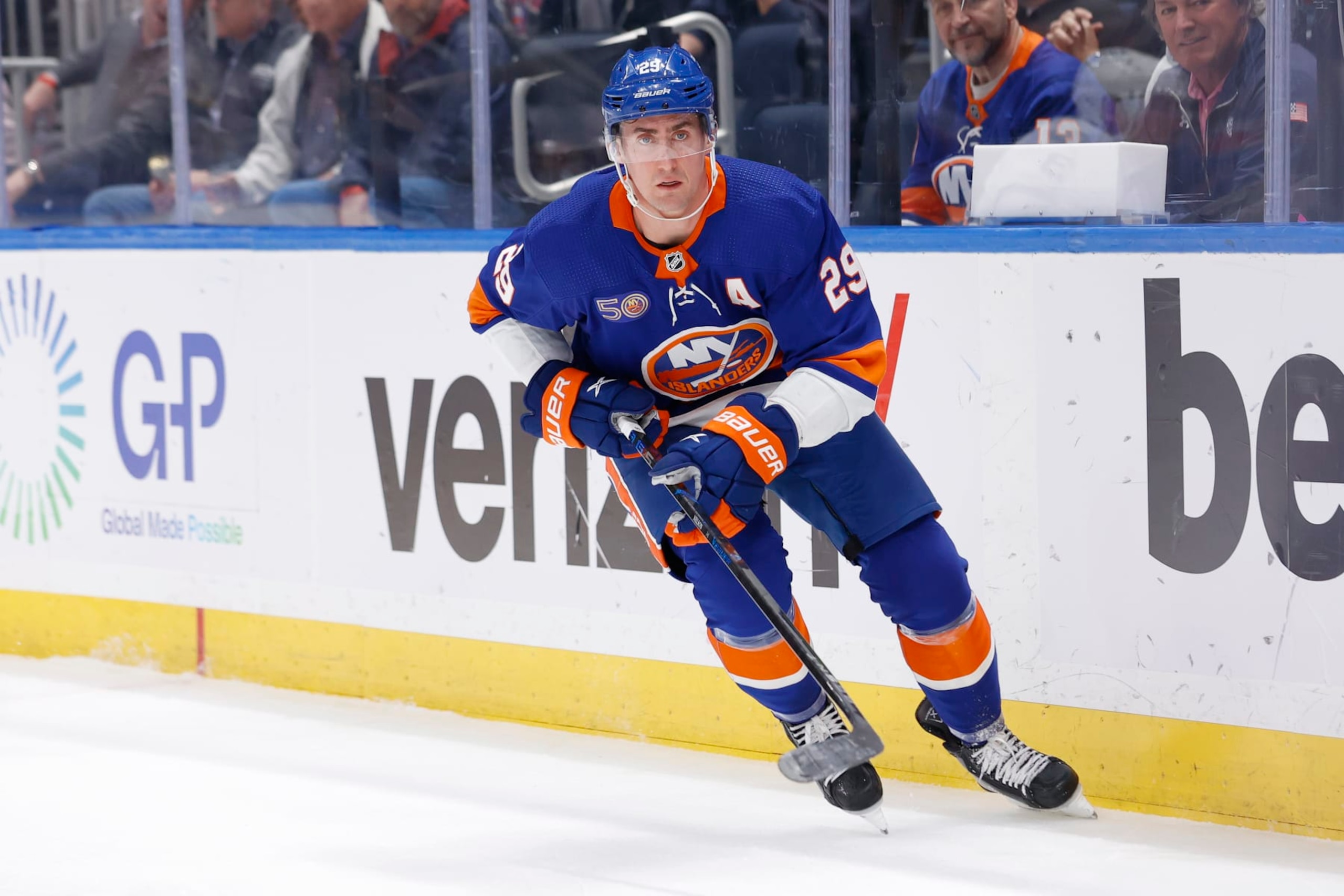 New York Islanders center Brock Nelson New York Islanders center Brock Nelson