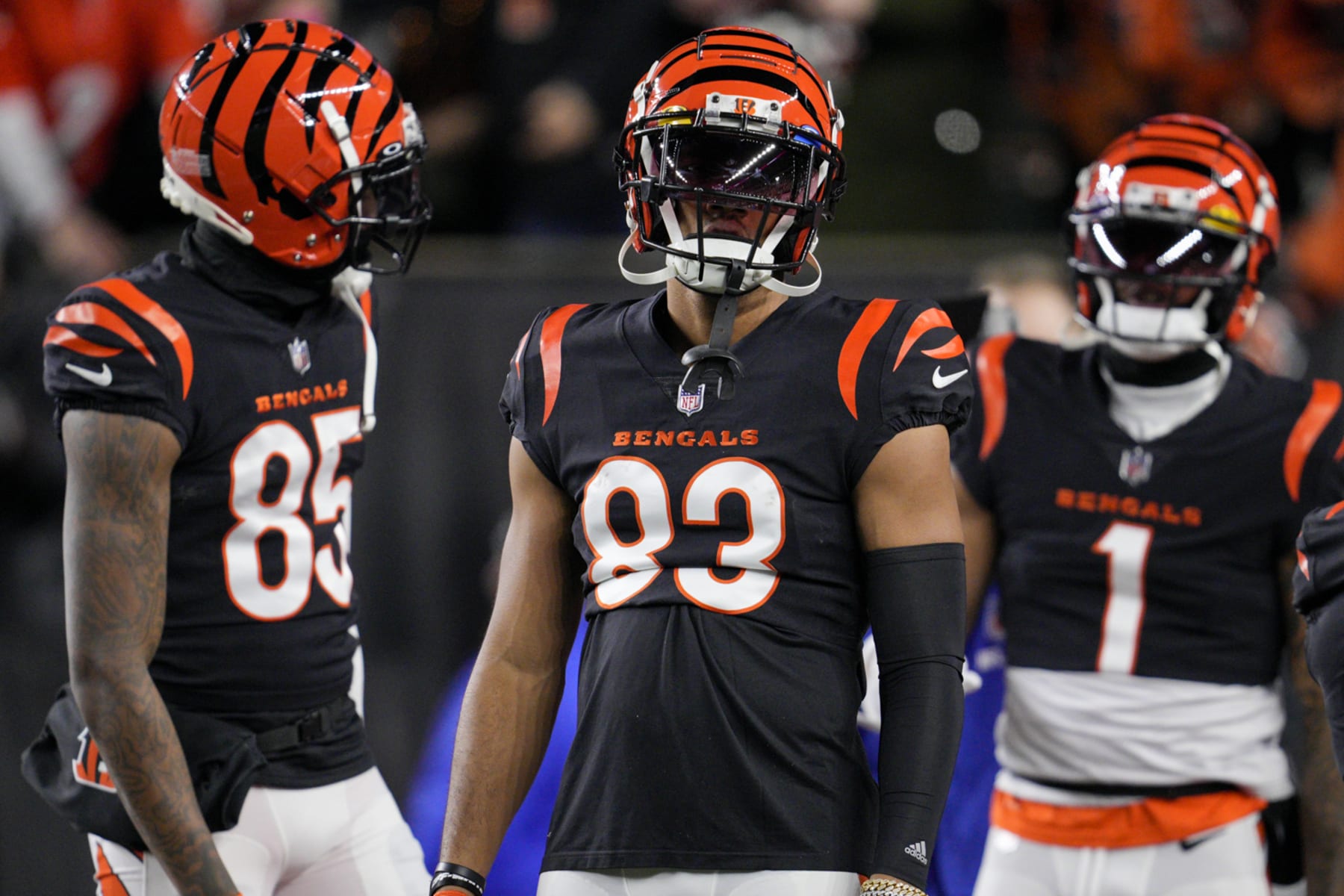 Tee Higgins, Tyler Boyd and Ja'Marr Chase