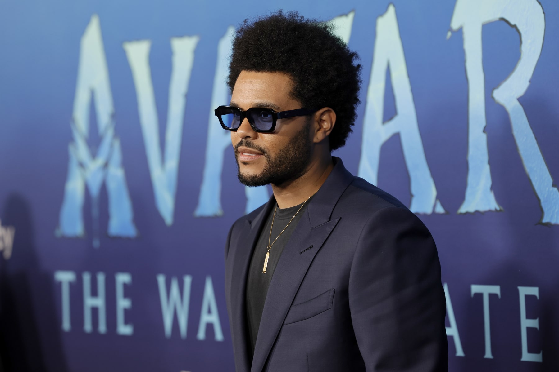 HOLLYWOOD, CALIFORNIA - DECEMBER 12: The Weeknd attends 20th Century Studio's "Avatar 2: The Way of Water" U.S. Premiere at Dolby Theatre at Dolby Theatre on December 12, 2022 in Hollywood, California. (Photo by Frazer Harrison/WireImage)