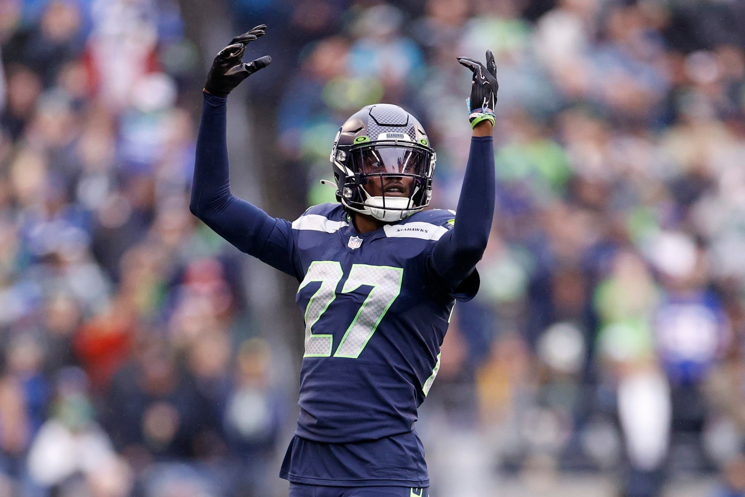 Seahawks CB Tariq Woolen Seahawks CB Tariq Woolen