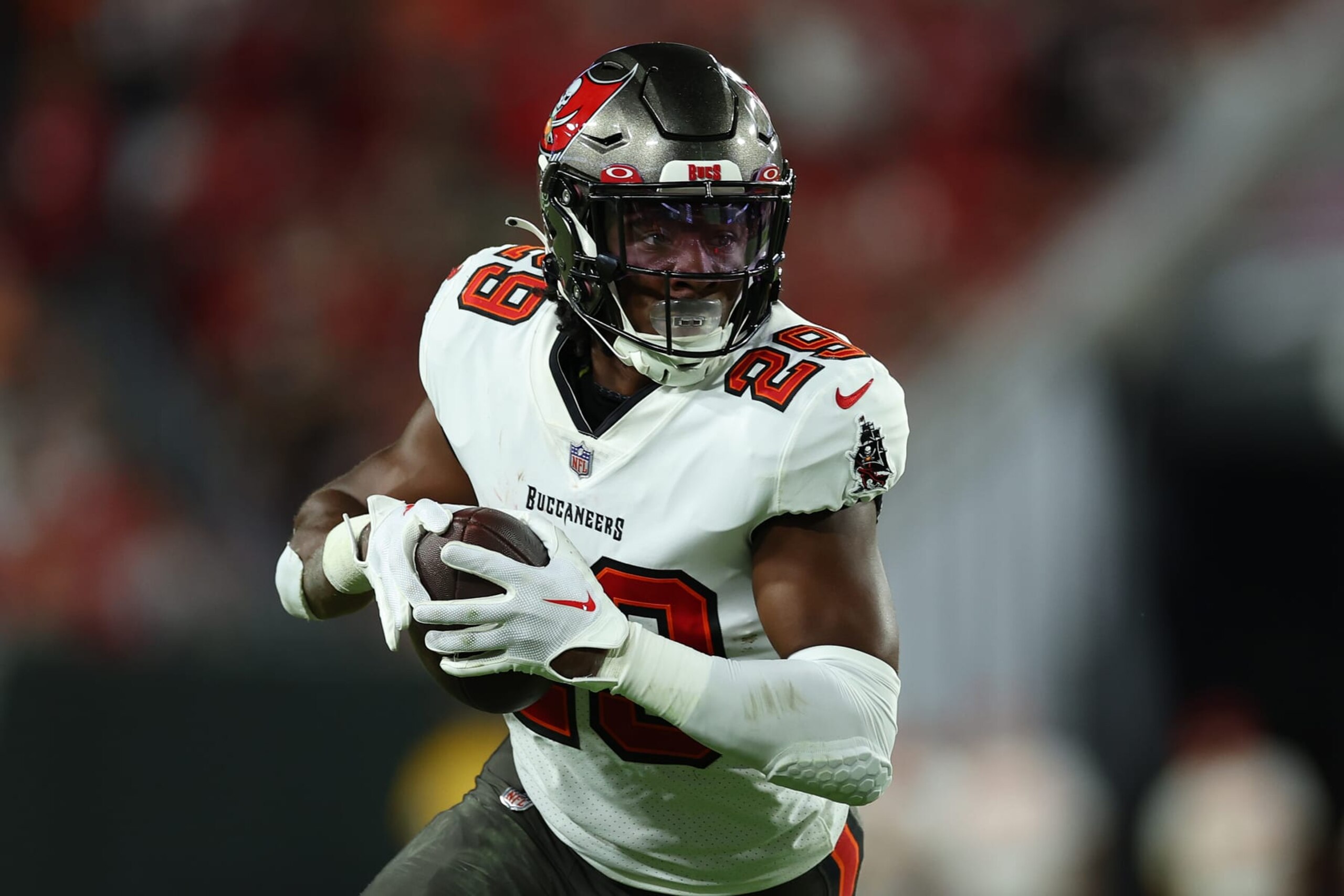 Rachaad White is prepared for a bigger role after the draft. Rachaad White is prepared for a bigger role after the draft.