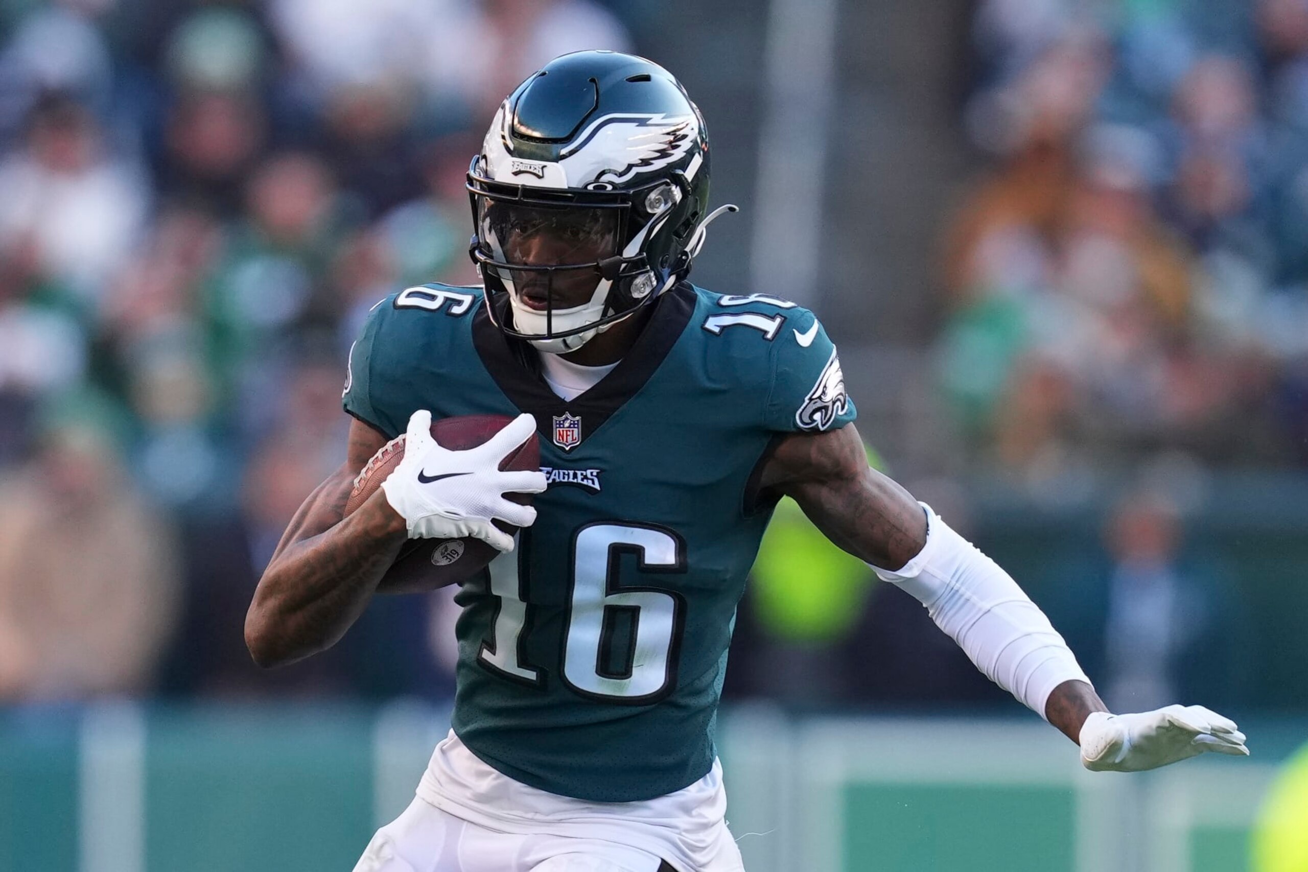 Quez Watkins has become more expendable in 2023. 