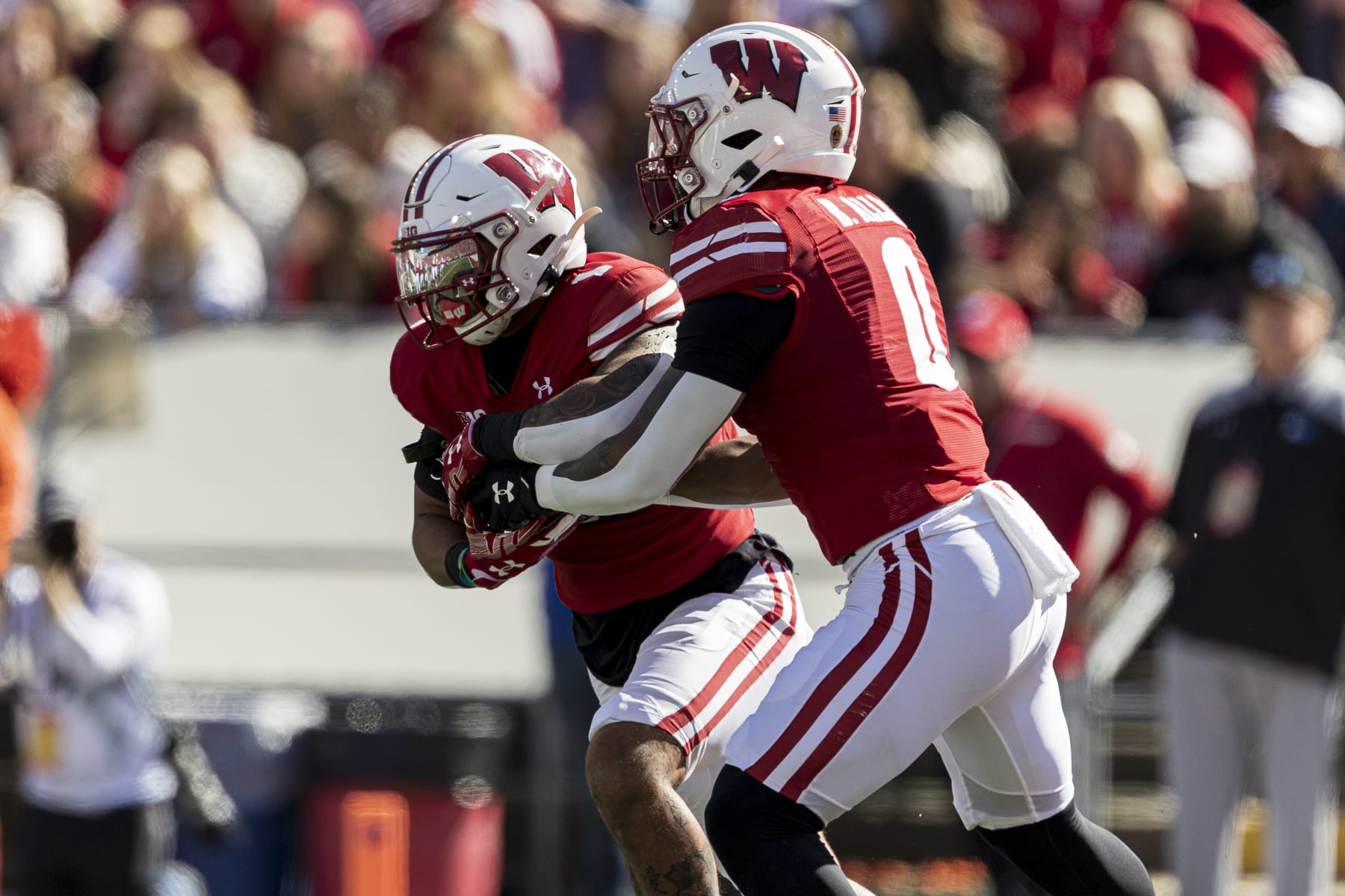 Chez Mellusi and Braelon Allen