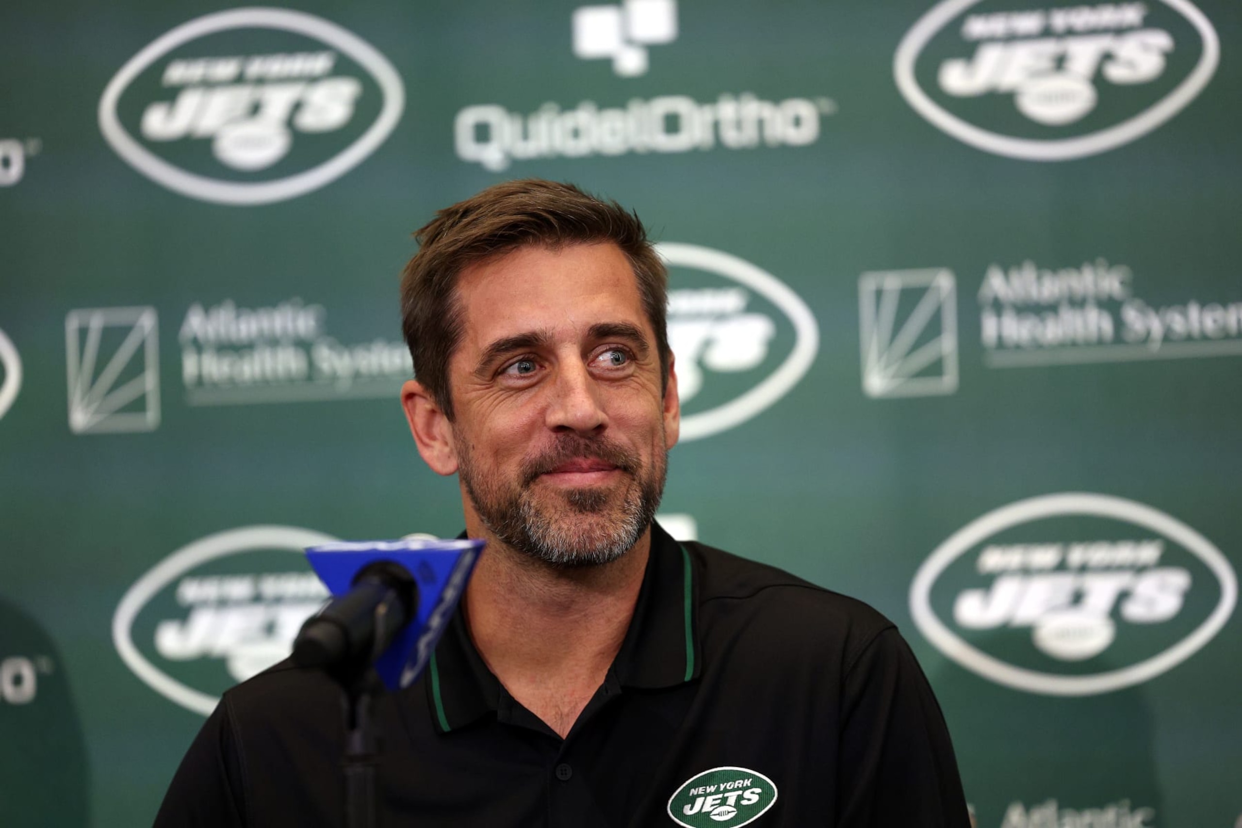 Jets QB Aaron Rodgers