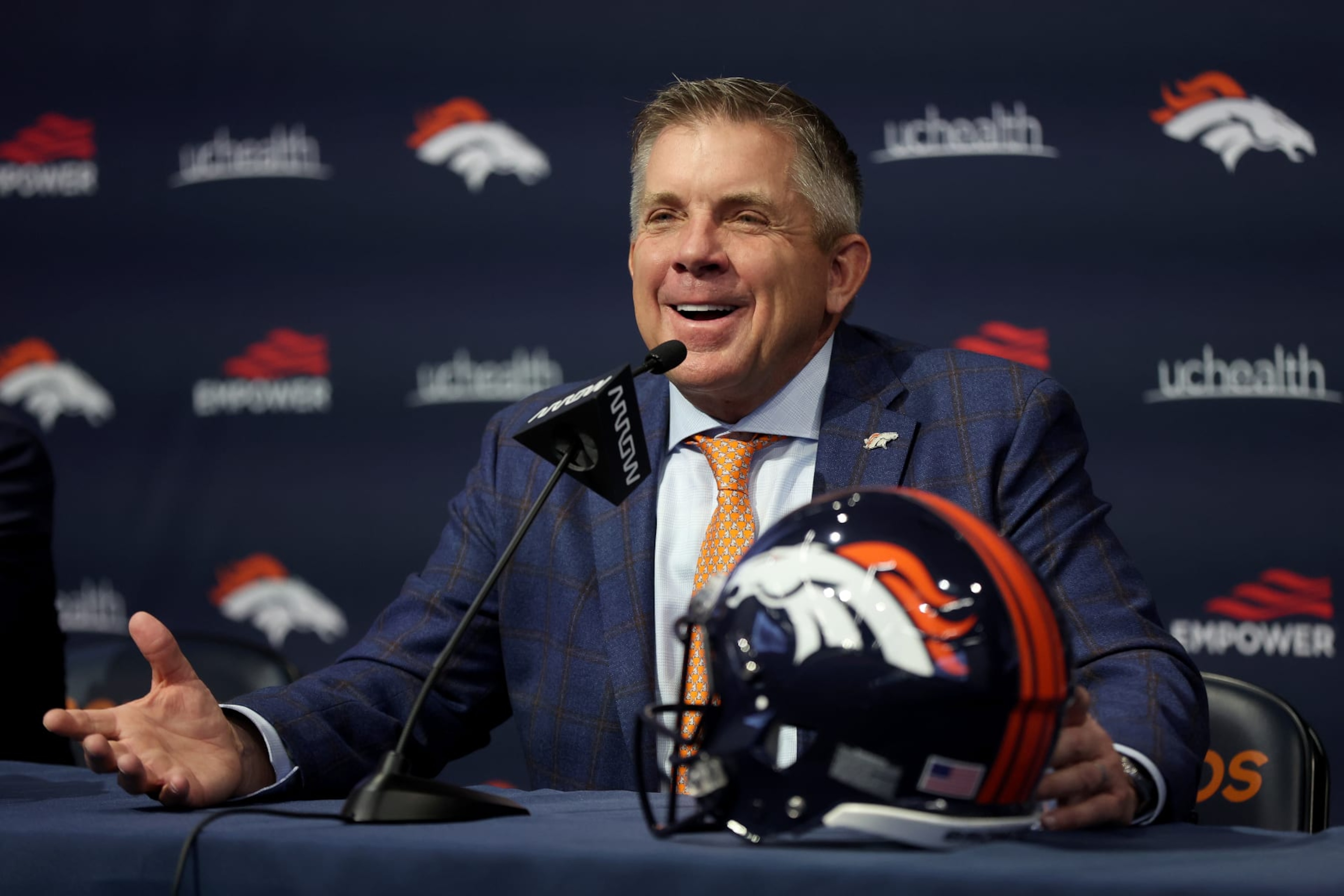 Broncos HC Sean Payton Broncos HC Sean Payton