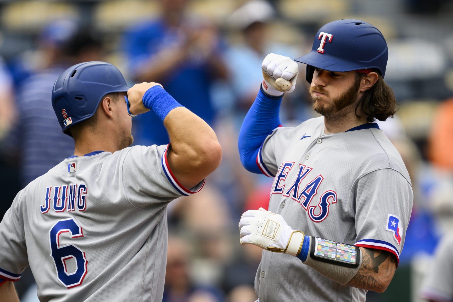Texas' Josh Jung and Jonah Heim
