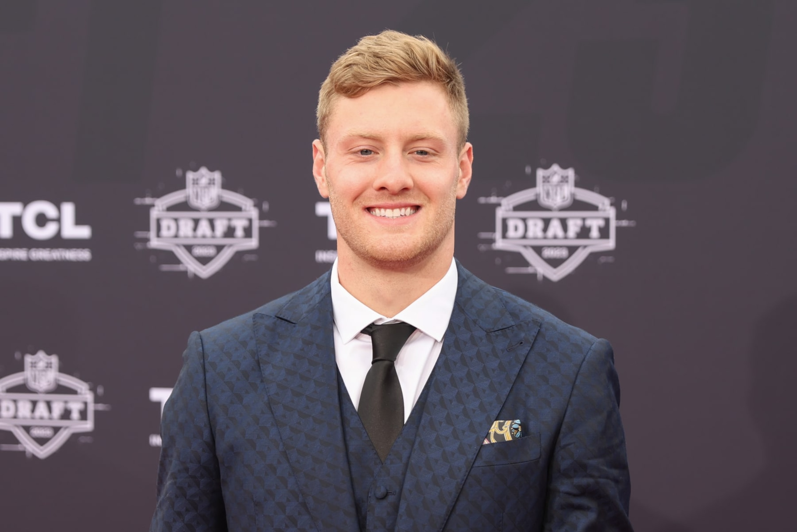 KANSAS CITY, MO - APRIL 27: Kentucky quarterback Will Levis during the NFL Draft Red Carpet event on April 27, 2023 at Union Station in Kansas City, MO. (Photo by Scott Winters/Icon Sportswire via Getty Images) KANSAS CITY, MO - APRIL 27: Kentucky quarterback Will Levis during the NFL Draft Red Carpet event on April 27, 2023 at Union Station in Kansas City, MO. (Photo by Scott Winters/Icon Sportswire via Getty Images)