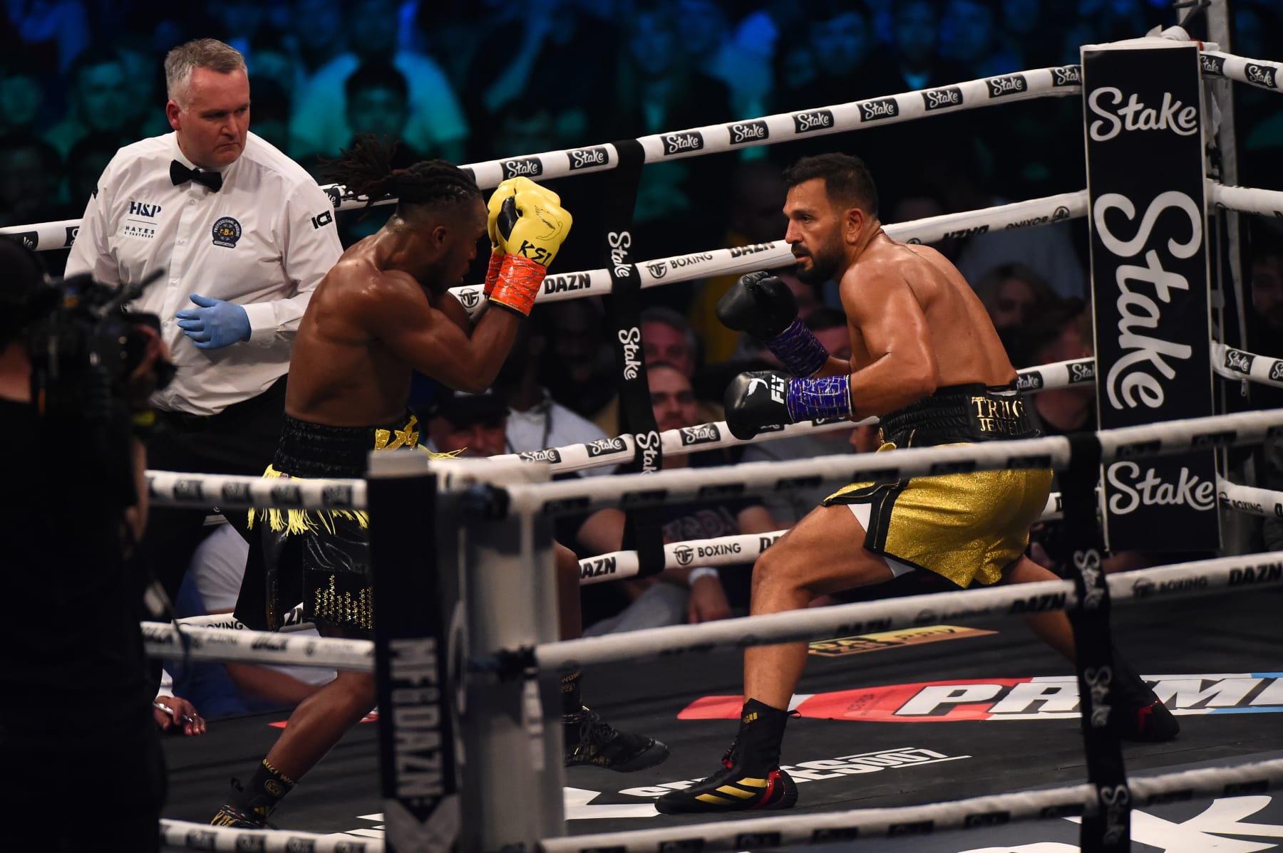 LONDON, ENGLAND - MAY 13: KSI v Joe Fournier at Wembley Arena on May 13, 2023 in London, England. (Photo by Eamonn M. McCormack/Getty Images)