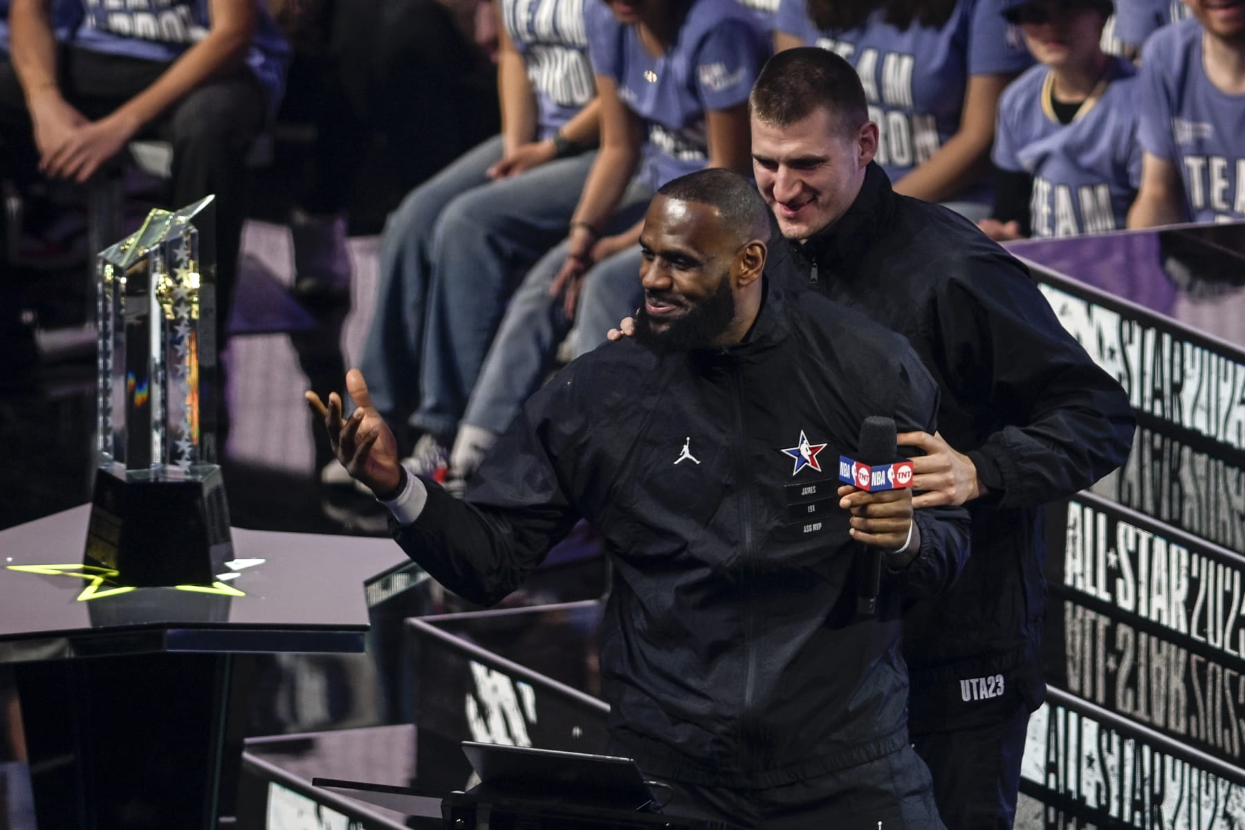 LeBron James and Nikola JokiÄ