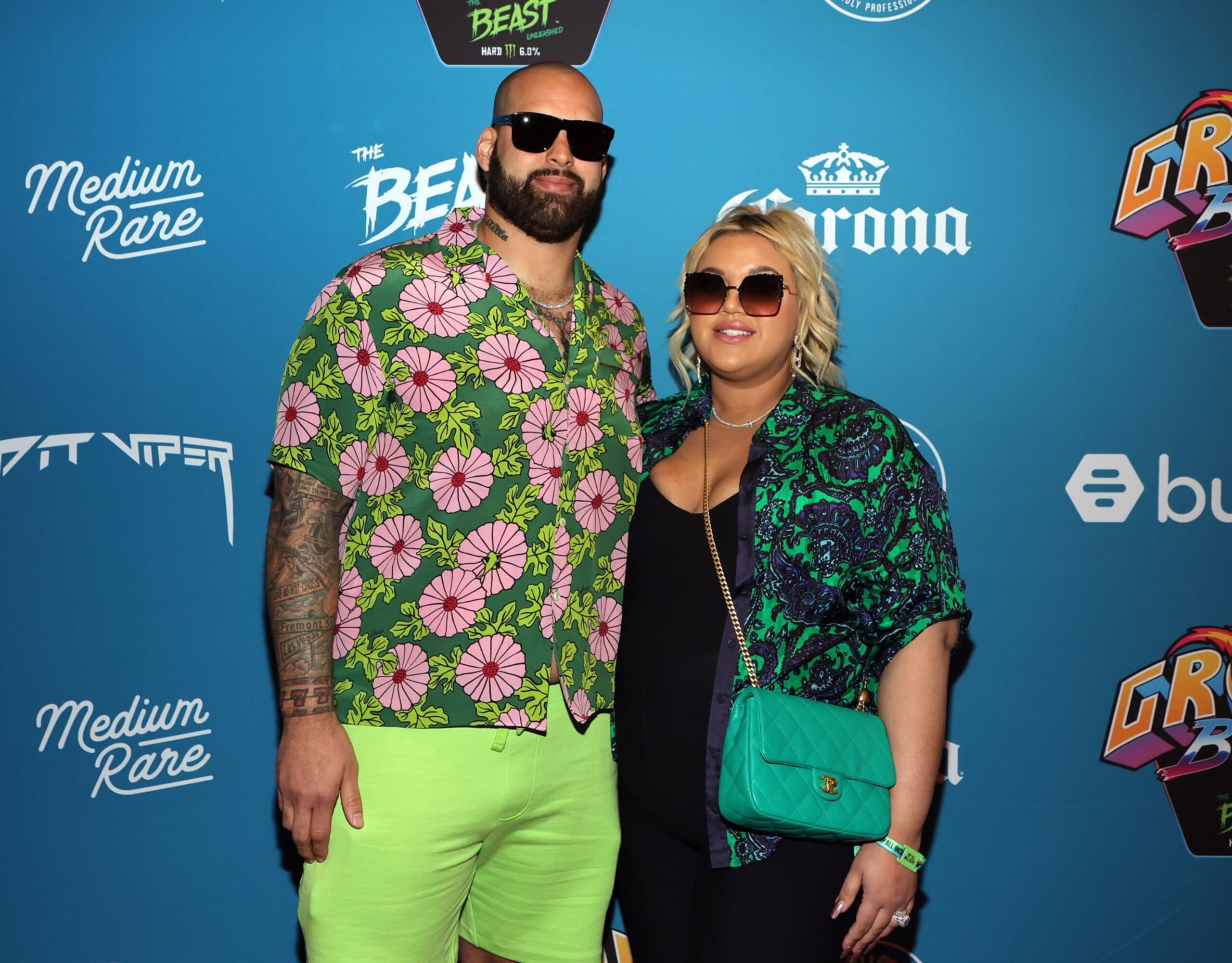 SCOTTSDALE, ARIZONA - FEBRUARY 11: (L-R) Lawrence Guy and Andrea Guy attends2023 Gronk Beach at Talking Stick Resort on February 11, 2023 in Scottsdale, Arizona. (Photo by Ethan Miller/Getty Images) SCOTTSDALE, ARIZONA - FEBRUARY 11: (L-R) Lawrence Guy and Andrea Guy attends2023 Gronk Beach at Talking Stick Resort on February 11, 2023 in Scottsdale, Arizona. (Photo by Ethan Miller/Getty Images)