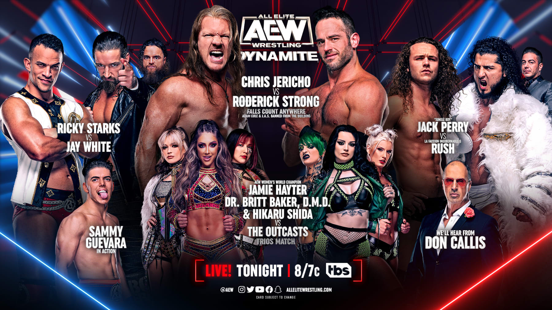 The Dynamite lineup.