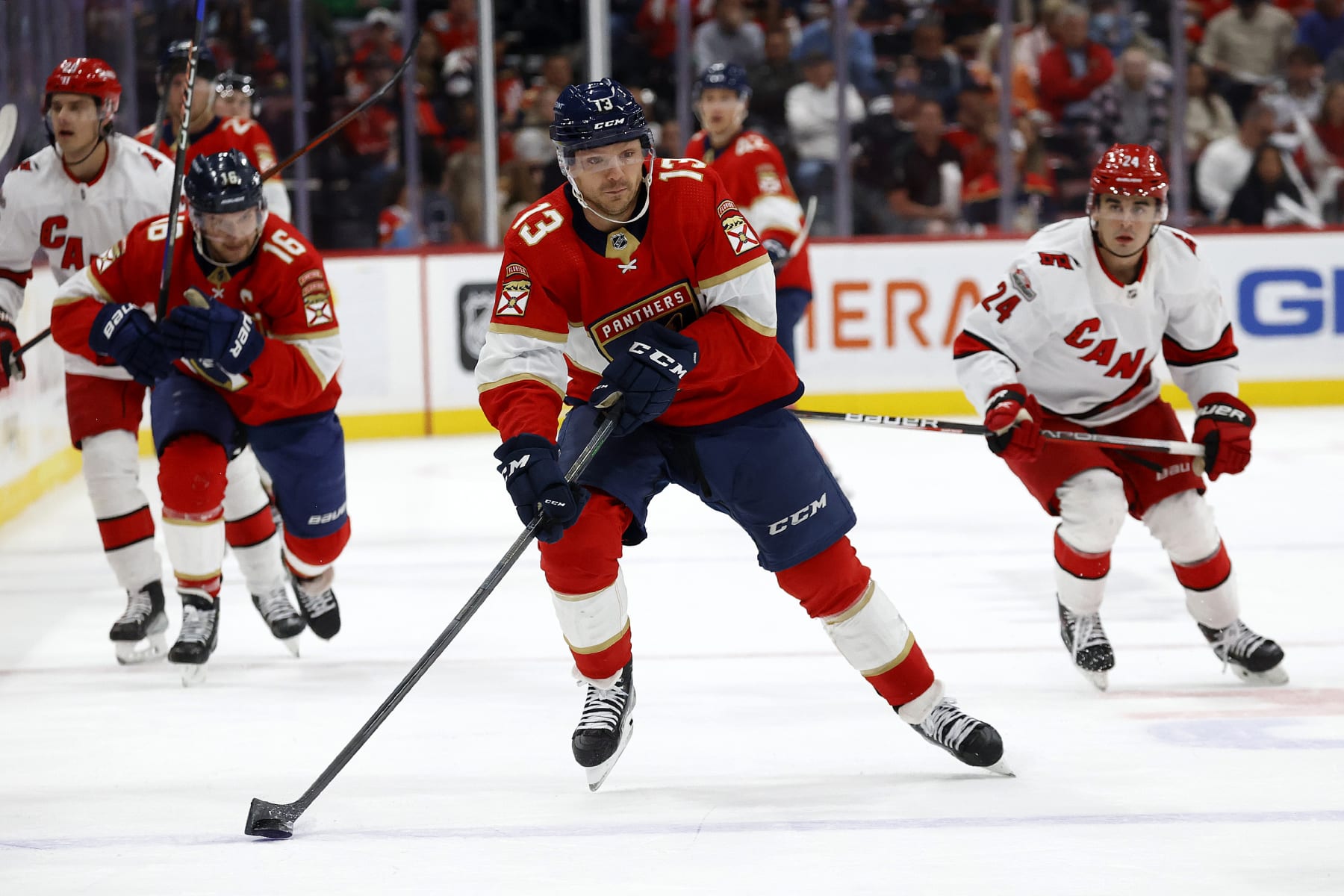 Florida Panthers and Carolina Hurricanes