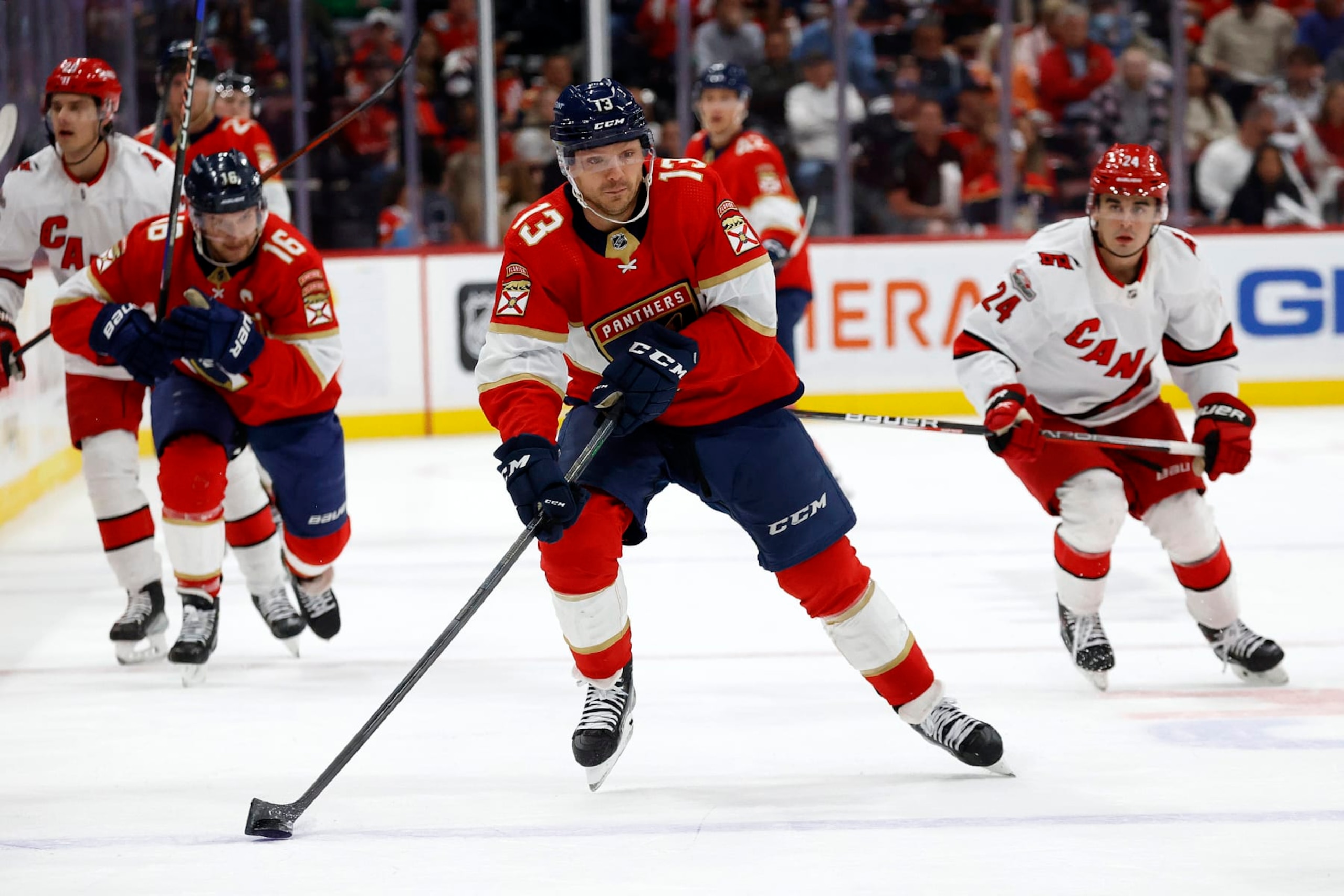 Florida Panthers and Carolina Hurricanes