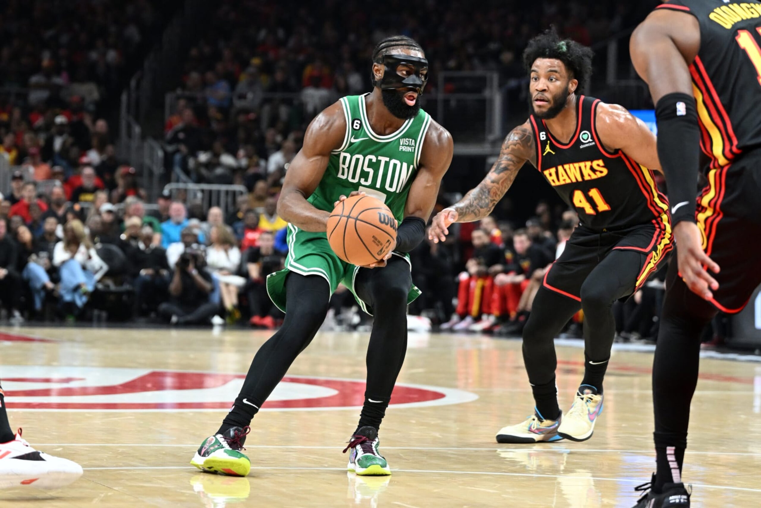 Jaylen Brown and Saddiq Bey