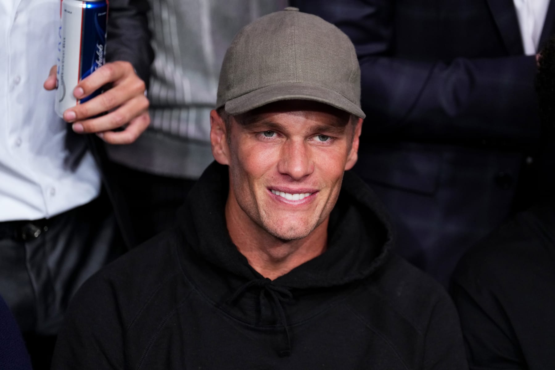LAS VEGAS, NEVADA - MARCH 04: Tom Brady attends the UFC 285 event at T-Mobile Arena on March 04, 2023 in Las Vegas, Nevada. (Photo by Chris Unger/Zuffa LLC via Getty Images)