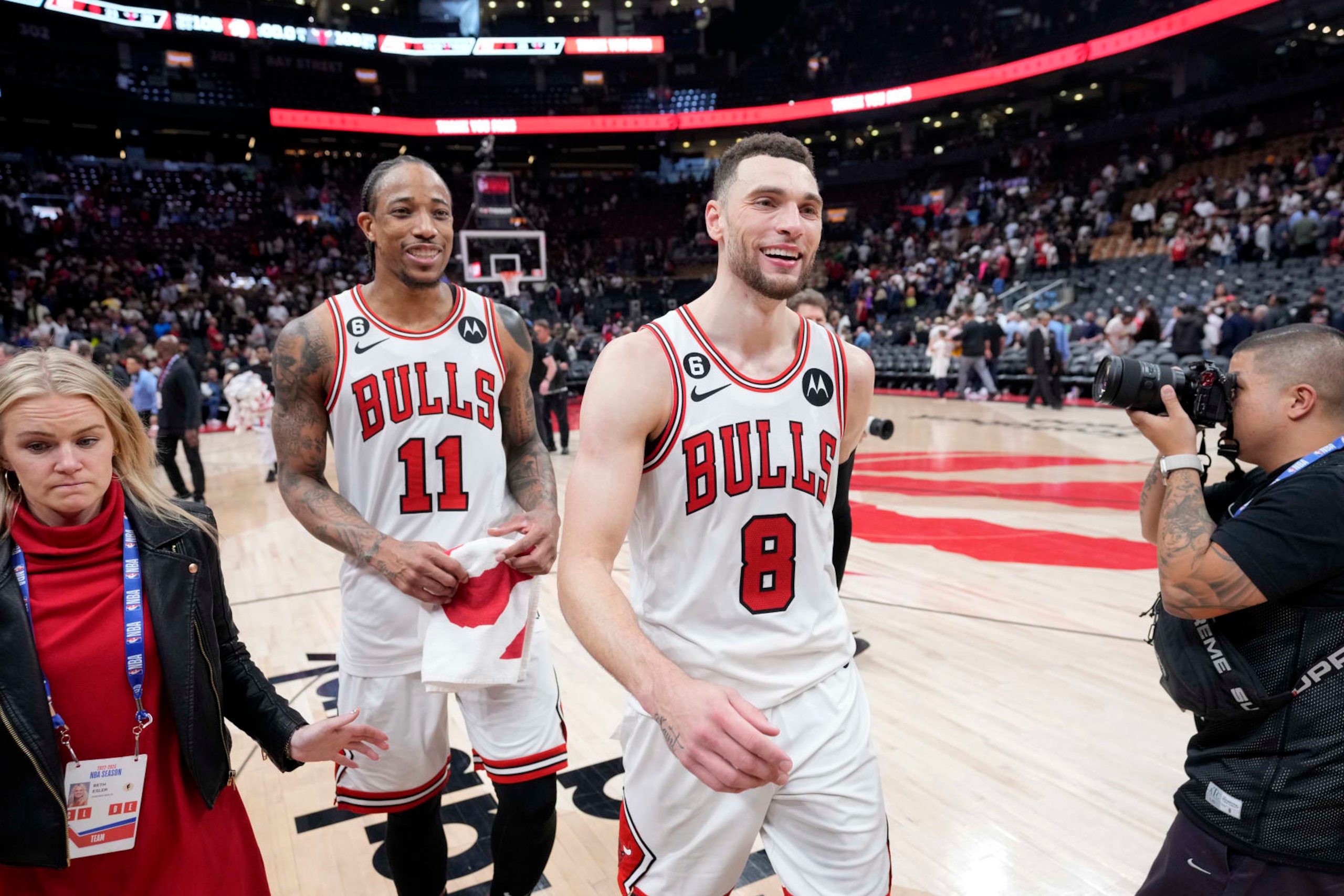DeMar DeRozan and Zach LaVine