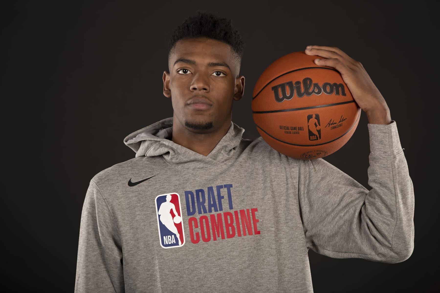 CHICAGO, IL - MAY 16: Brandon Miller poses for a portrait during the 2023 NBA Draft Combine Circuit on May 16, 2023 in Chicago, Illinois. NOTE TO USER: User expressly acknowledges and agrees that, by downloading and or using this photograph, user is consenting to the terms and conditions of the Getty Images License Agreement. Mandatory Copyright Notice: Copyright 2023 NBAE (Photo by Brian Sevald/NBAE via Getty Images)