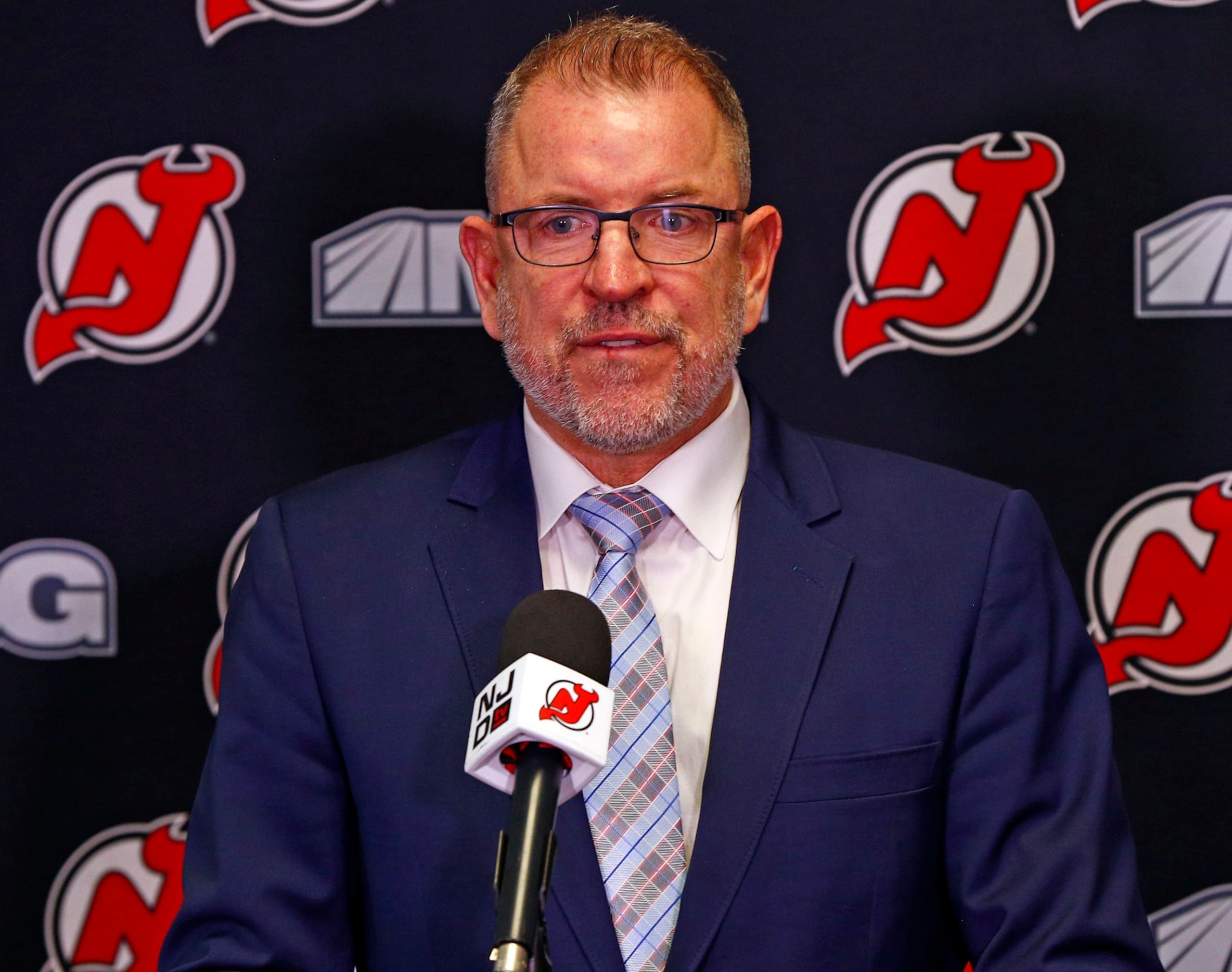 New Jersey Devils general manager Tom Fitzgerald. New Jersey Devils general manager Tom Fitzgerald.