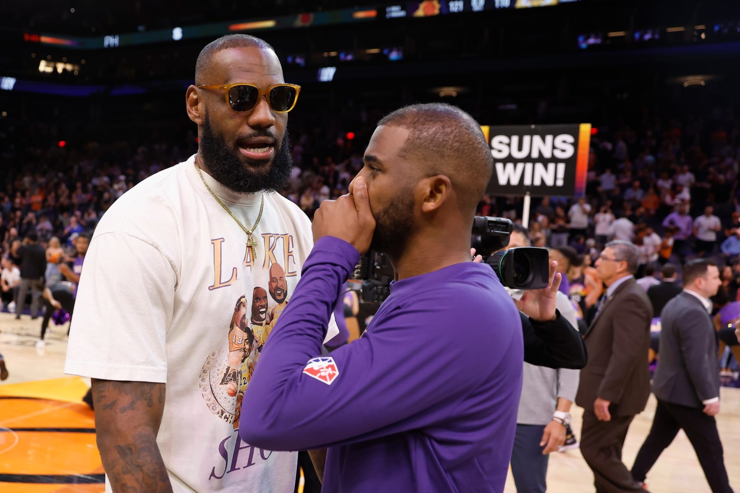 LeBron James and Chris Paul