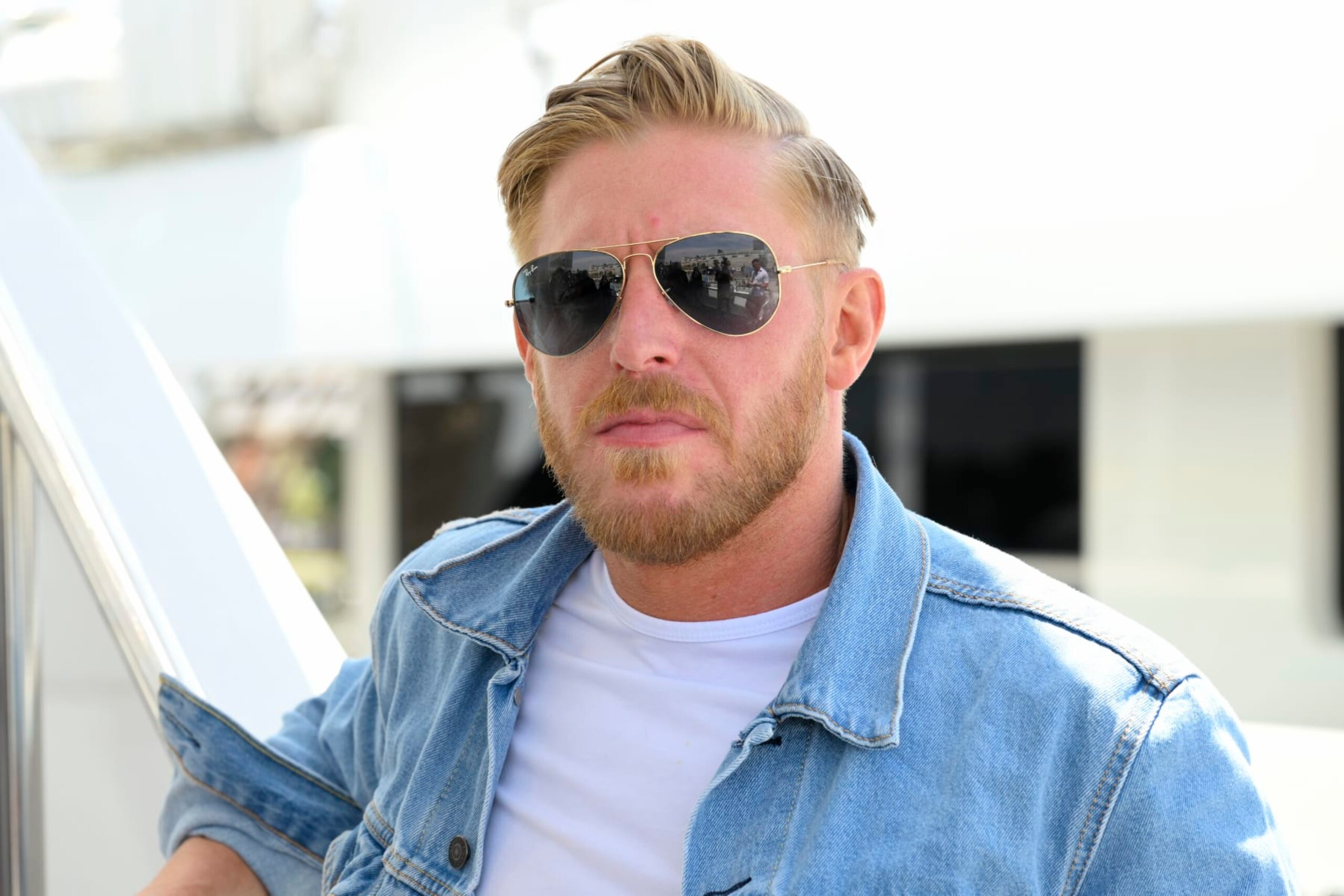 SAN DIEGO, CALIFORNIA - JULY 23: Orange Cassidy visits the #IMDboat At San Diego Comic-Con 2022: Day Three on The IMDb Yacht on July 23, 2022 in San Diego, California. (Photo by Michael Kovac/Getty Images for IMDb)