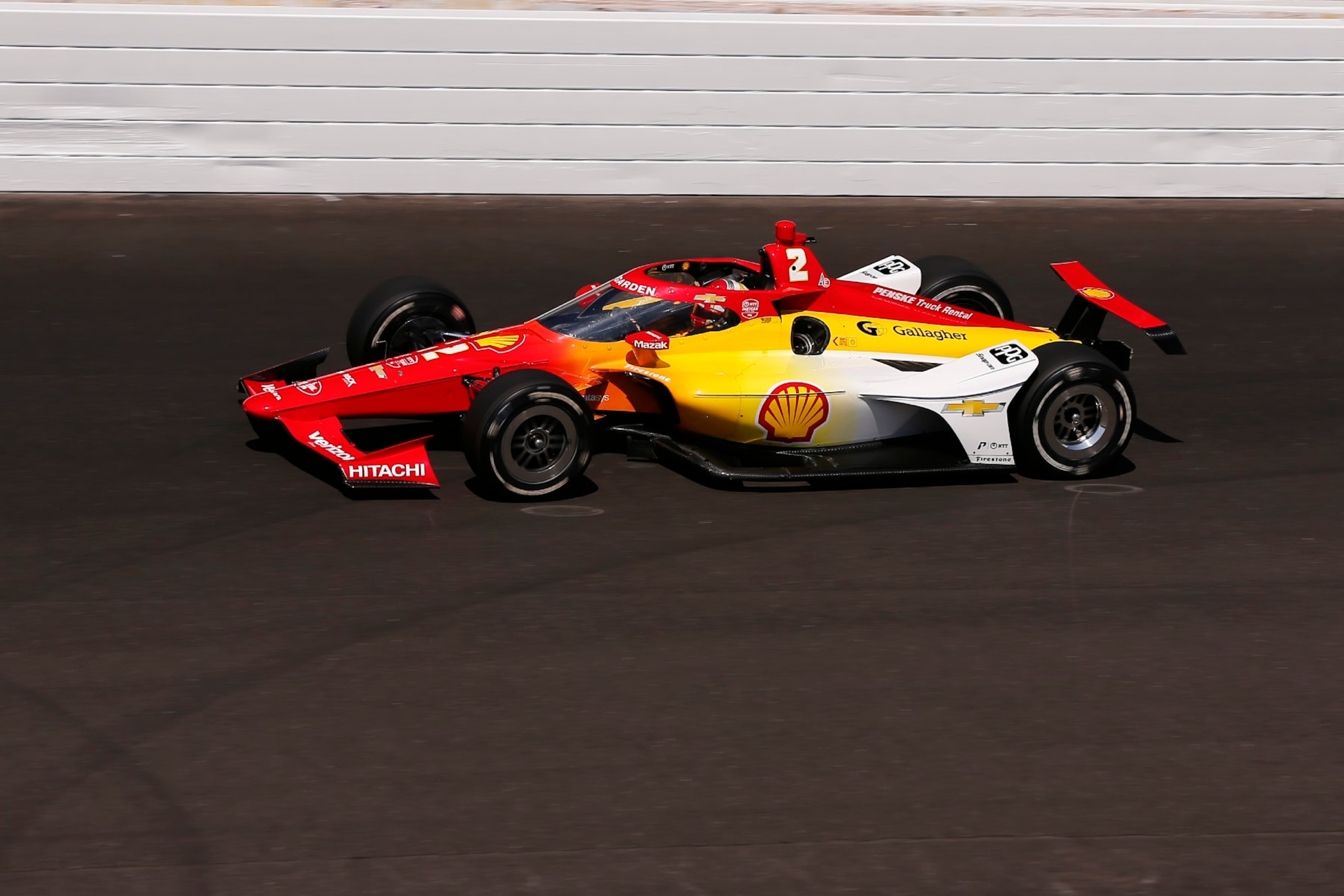 INDIANAPOLIS, IN - MAY 26: Josef Newgarden (#2 Team Penske) during practice on carb day prior to the INDYCAR Series 107th Indianapolis 500 on May 26, 2023 at the Indianapolis Motor Speedway in Indianapolis, IN.  (Photo by Jeffrey Brown/Icon Sportswire via Getty Images)