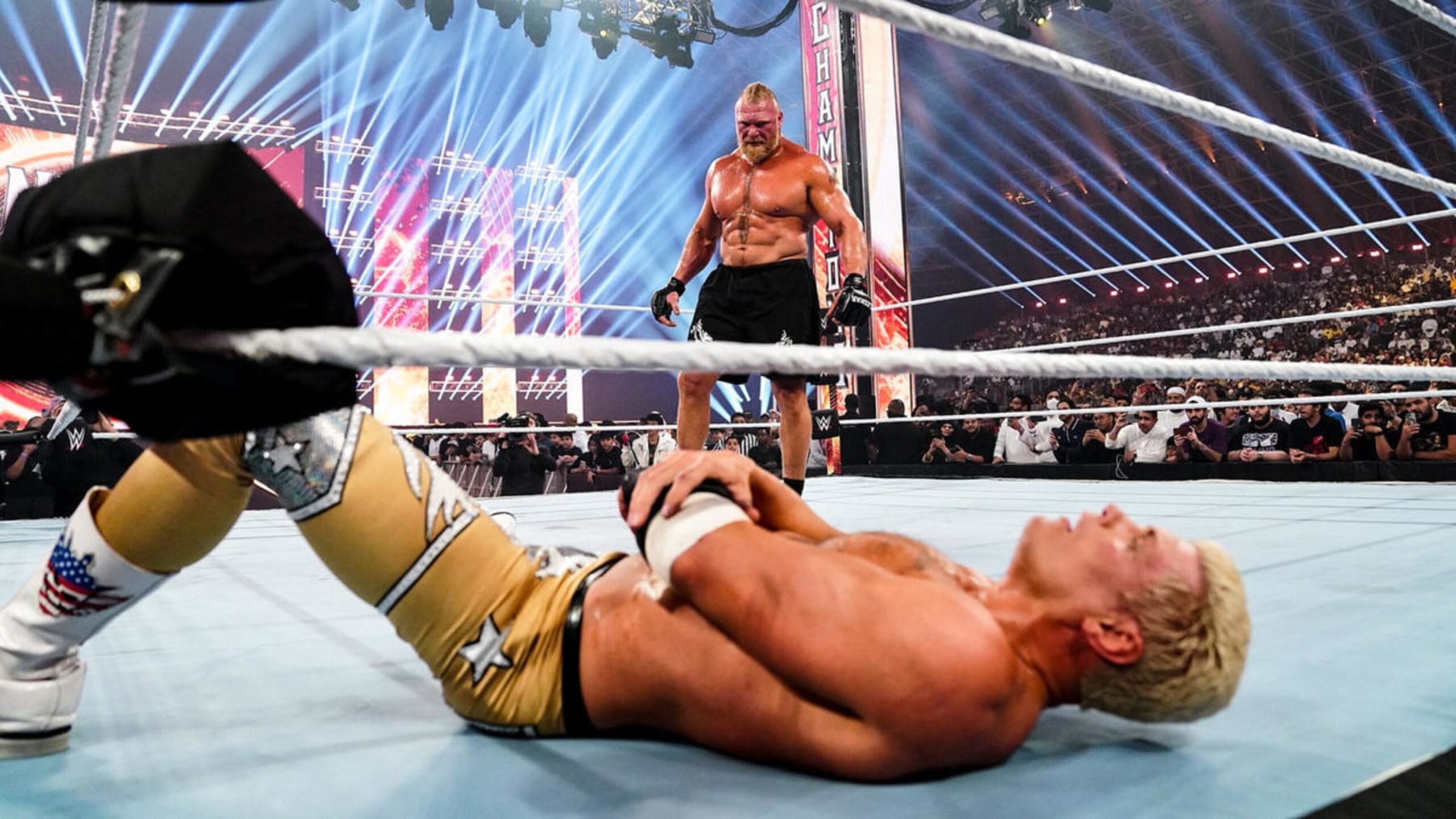 The bad blood between Brock Lesnar and Cody Rhodes remains unsettled.